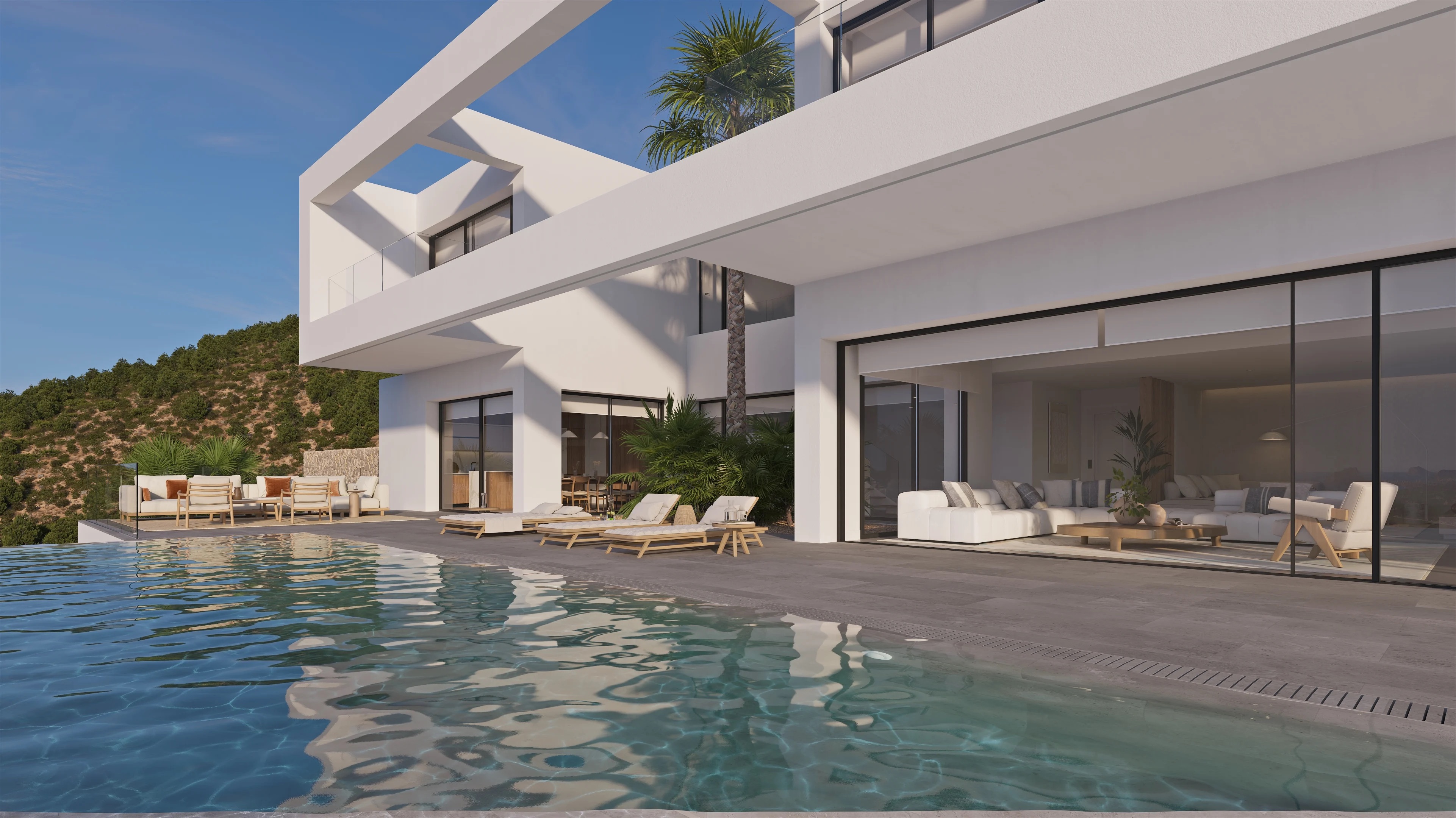 Exterior view in villa for sale in Benisa