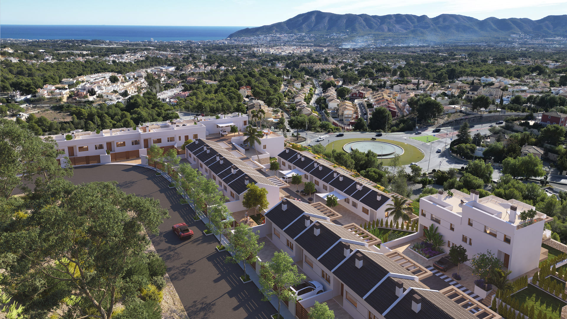 Located in the charming town of La Nucia, this exclusive collection of 28 properties offers a unique