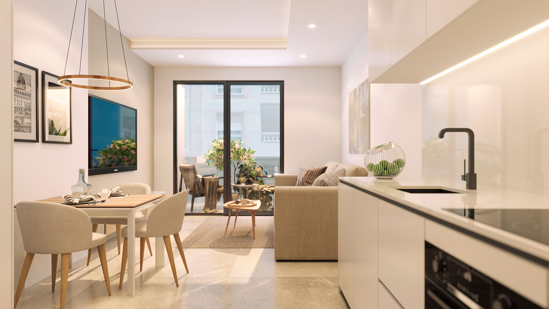 Living room in apartment for sale in Torrevieja