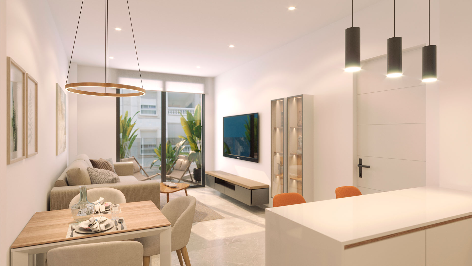 Living room in apartment for sale in Torrevieja