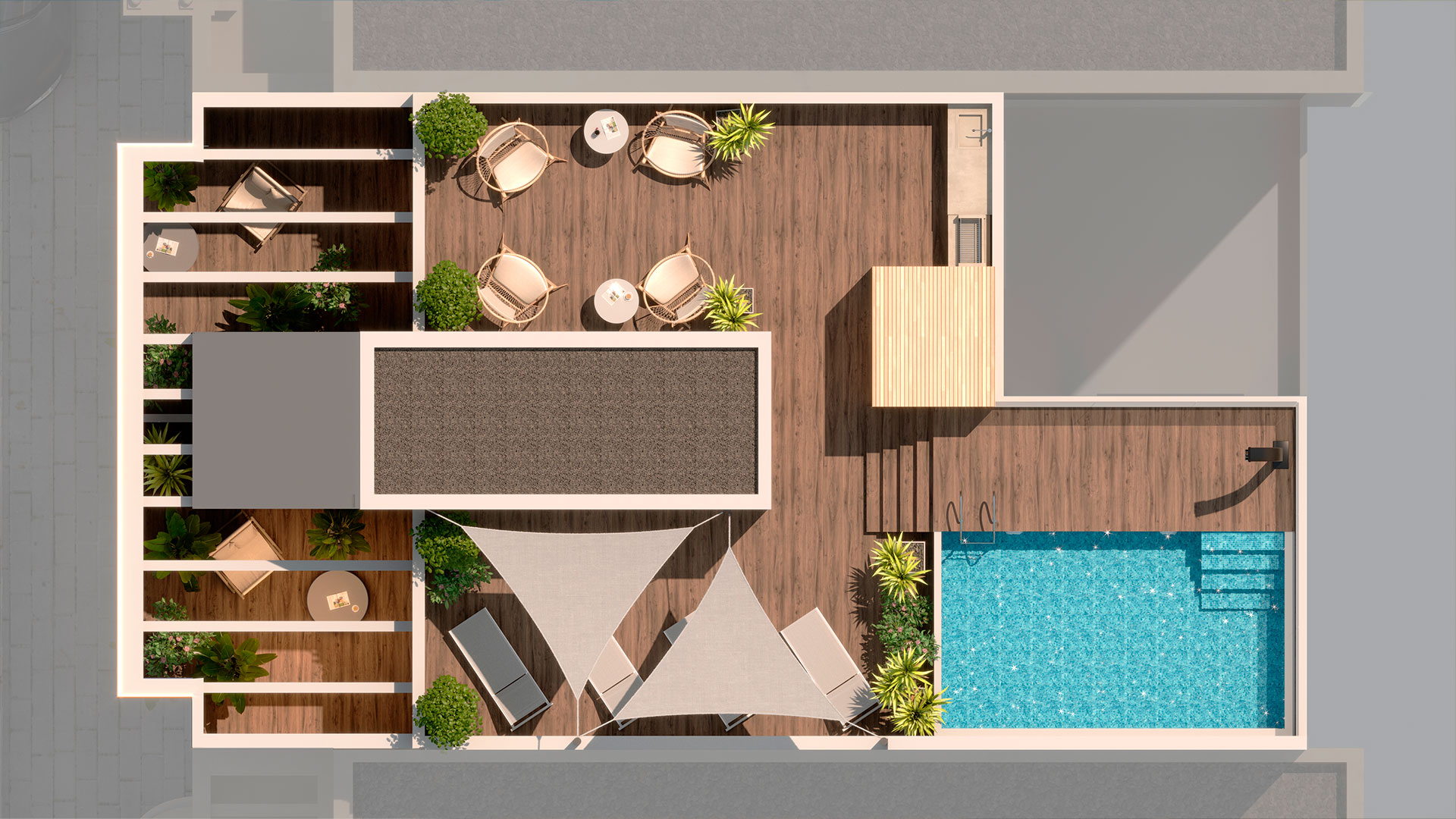 Exterior view in penthouse for sale in Torrevieja