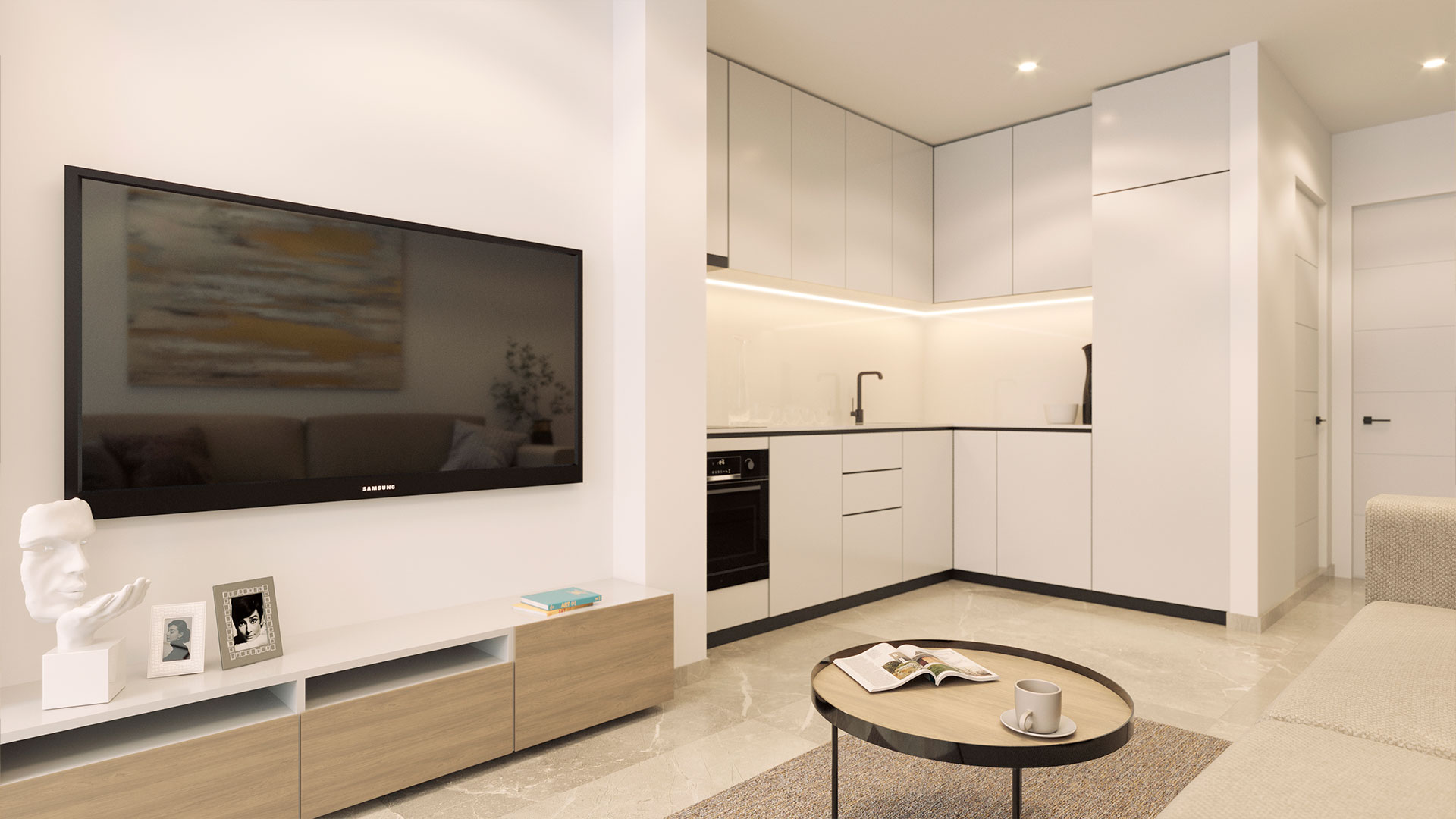 Bedroom in penthouse for sale in Torrevieja