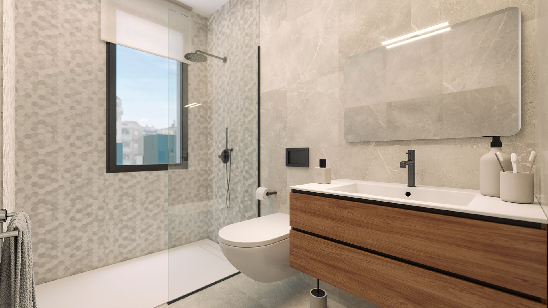 Terrace in penthouse for sale in Torrevieja
