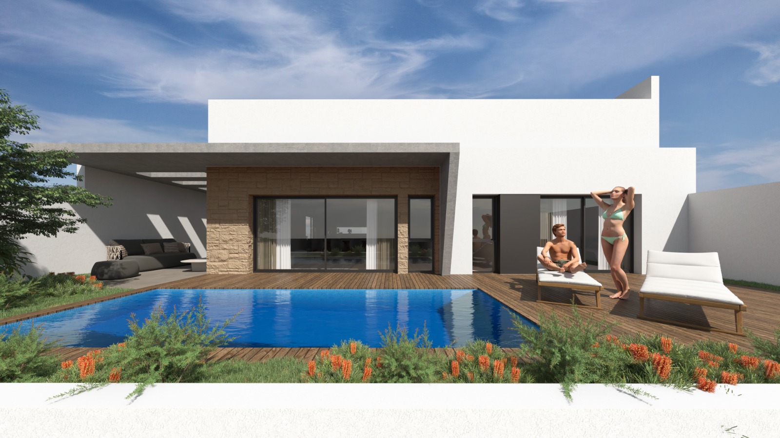 Dining area in villa for sale in Torrevieja