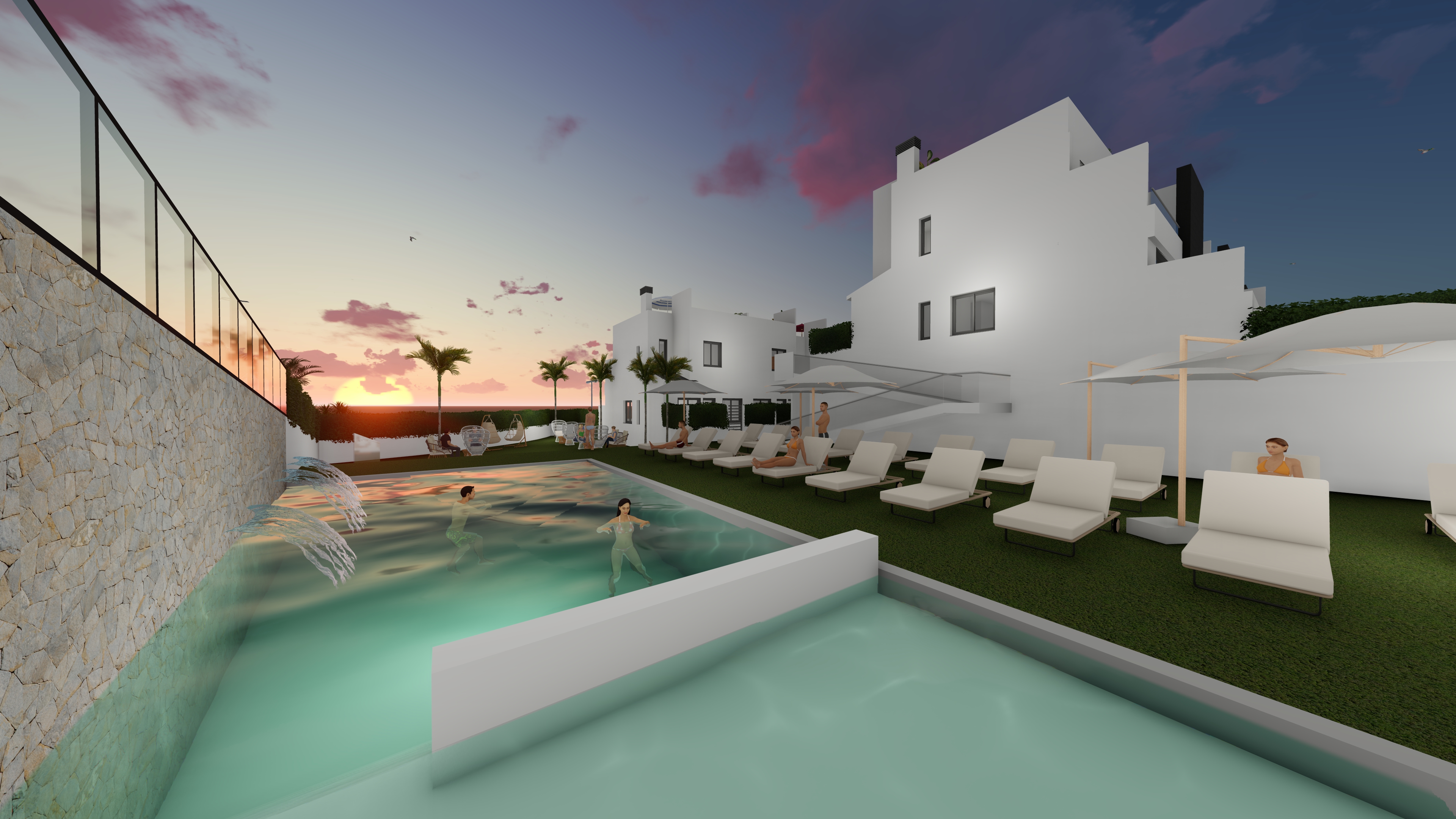 Garden in low_bungalow for sale in Cox