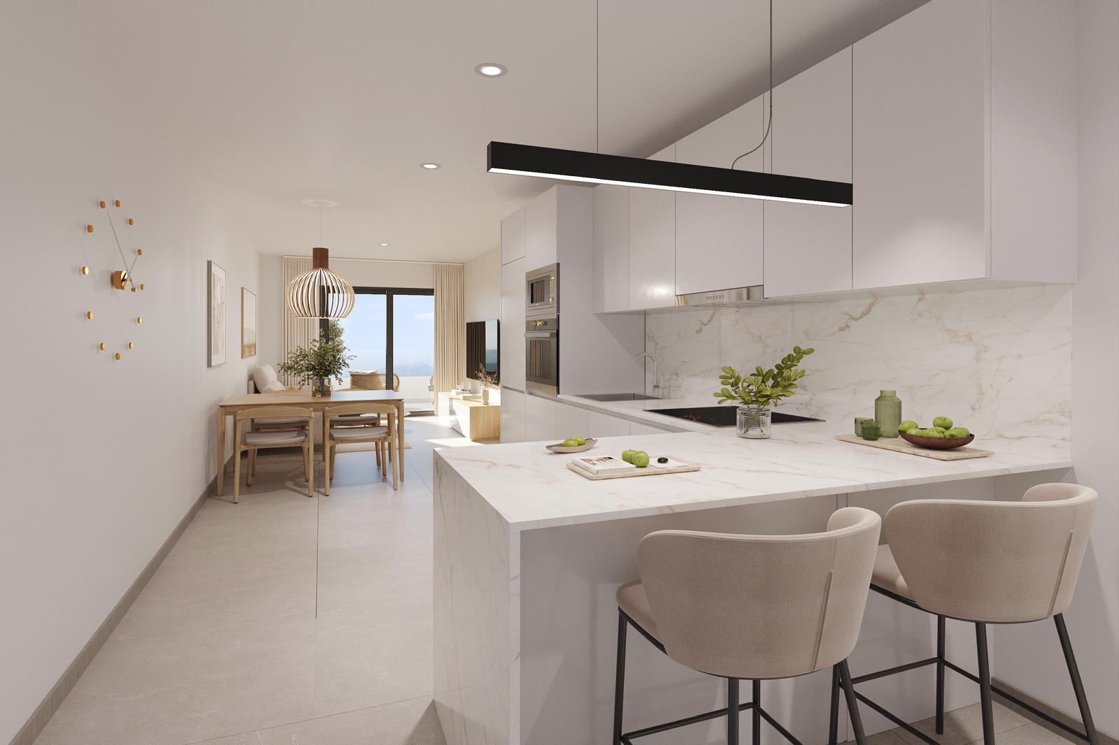 Garden in apartment for sale in Torrevieja