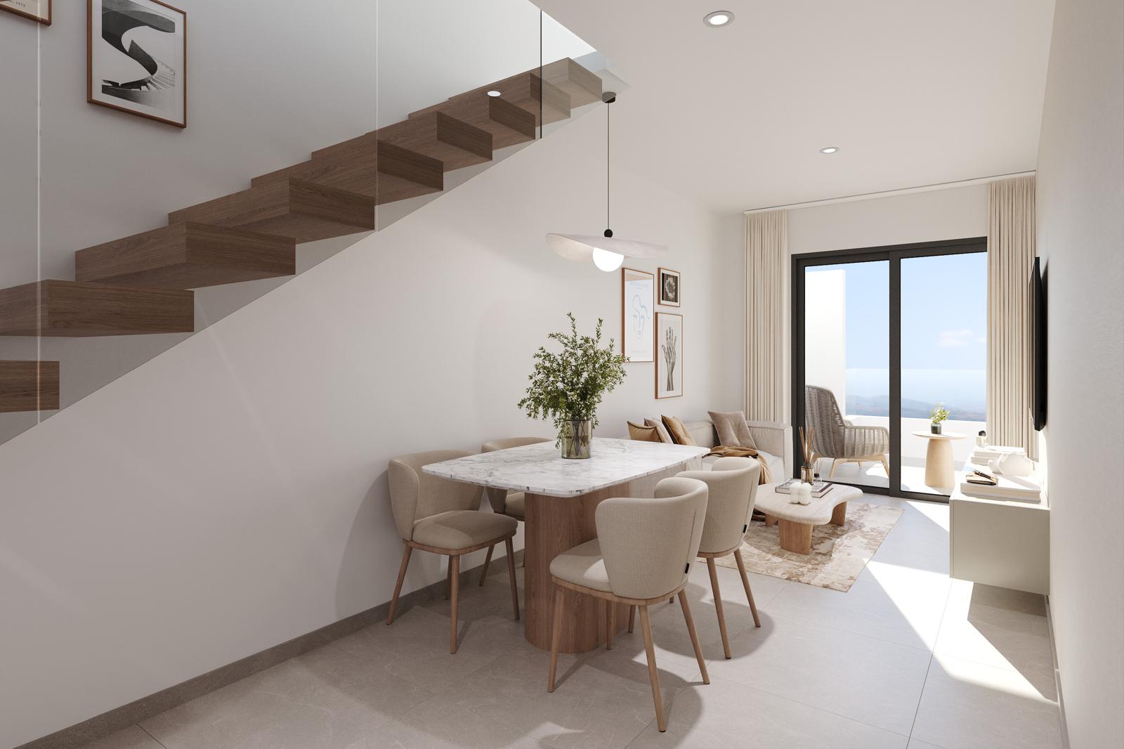 Pool area in apartment for sale in Torrevieja