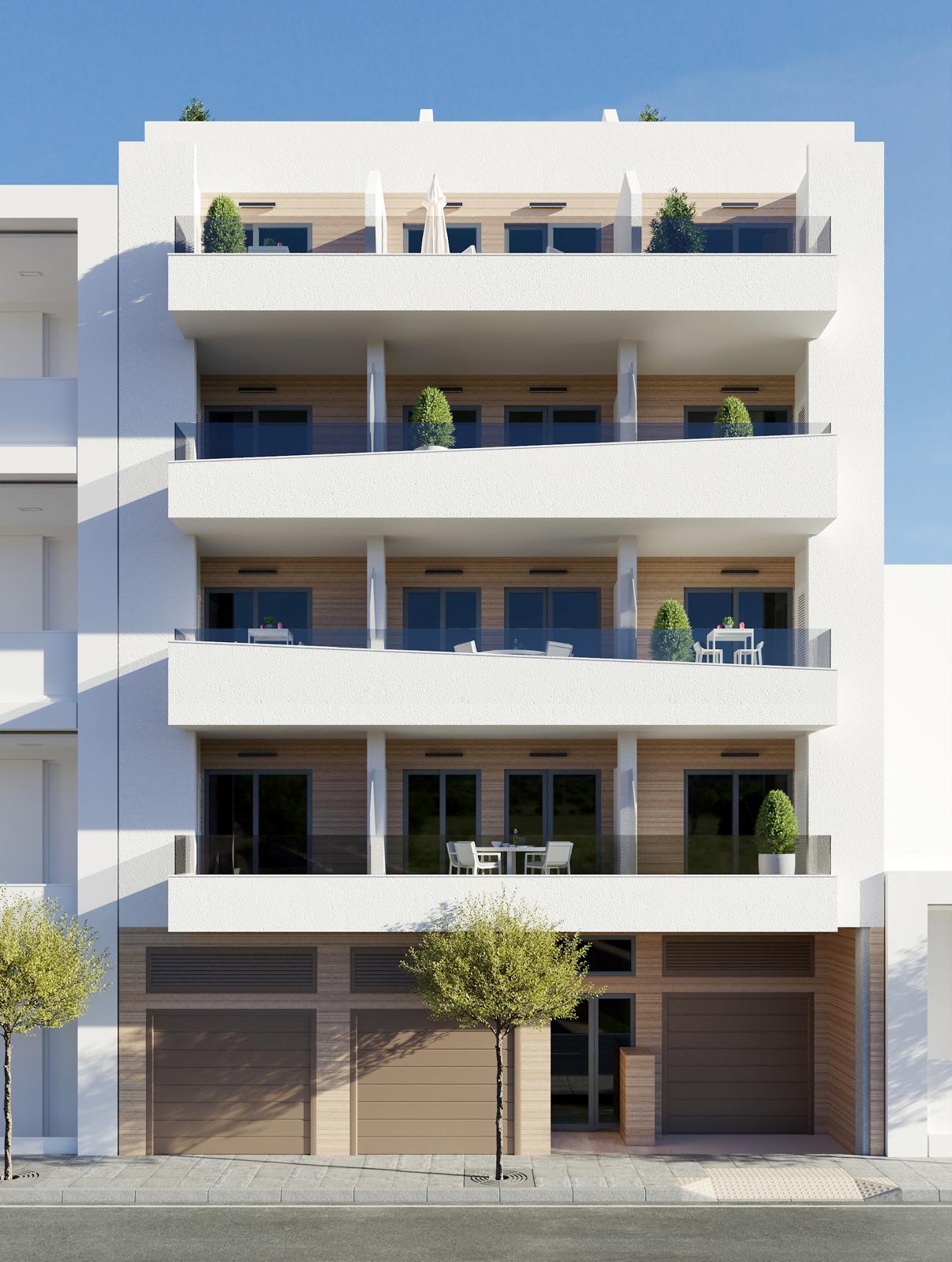 Living room in penthouse for sale in Torrevieja