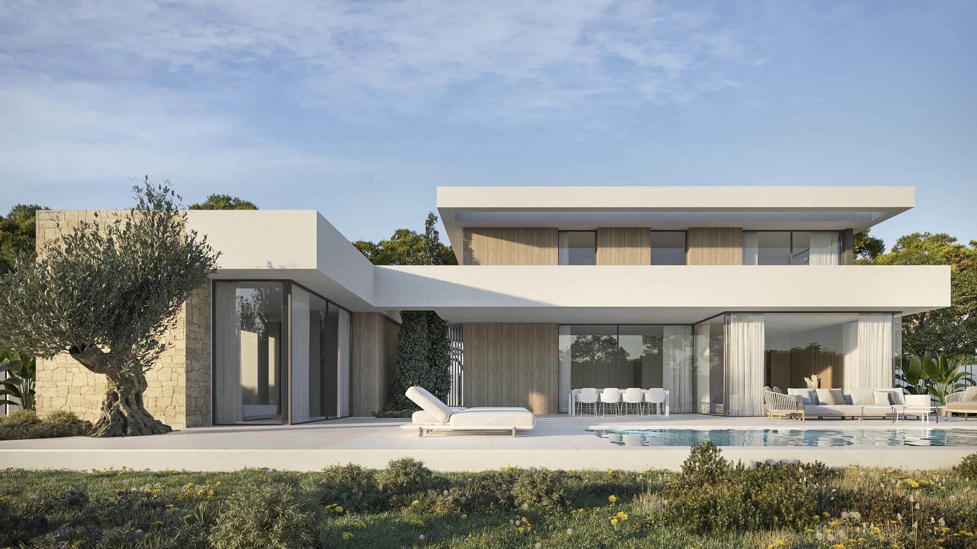 Located in the charming town of Teulada, this villa offers a privileged setting for those seeking tr