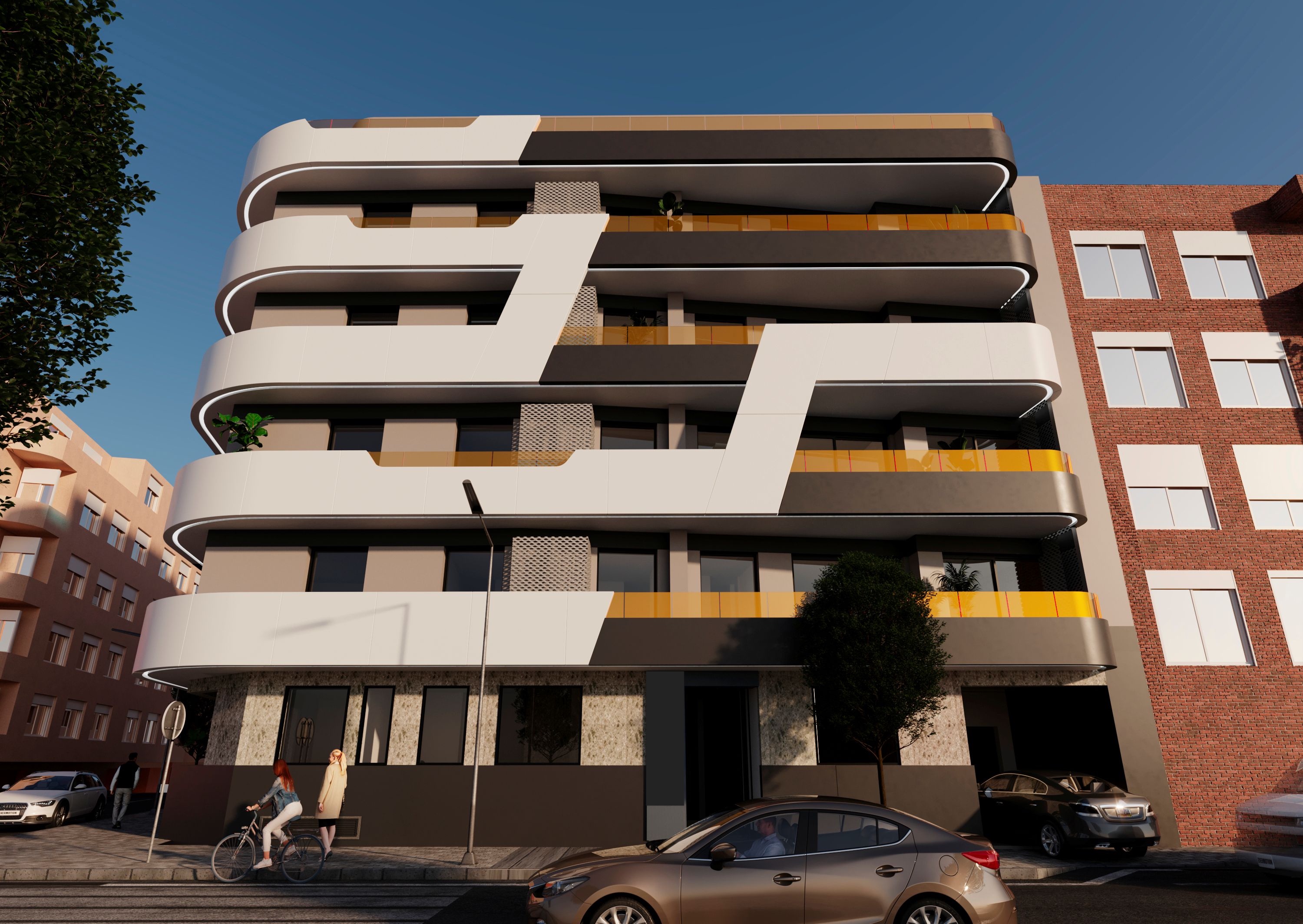 Garden in penthouse for sale in Torrevieja