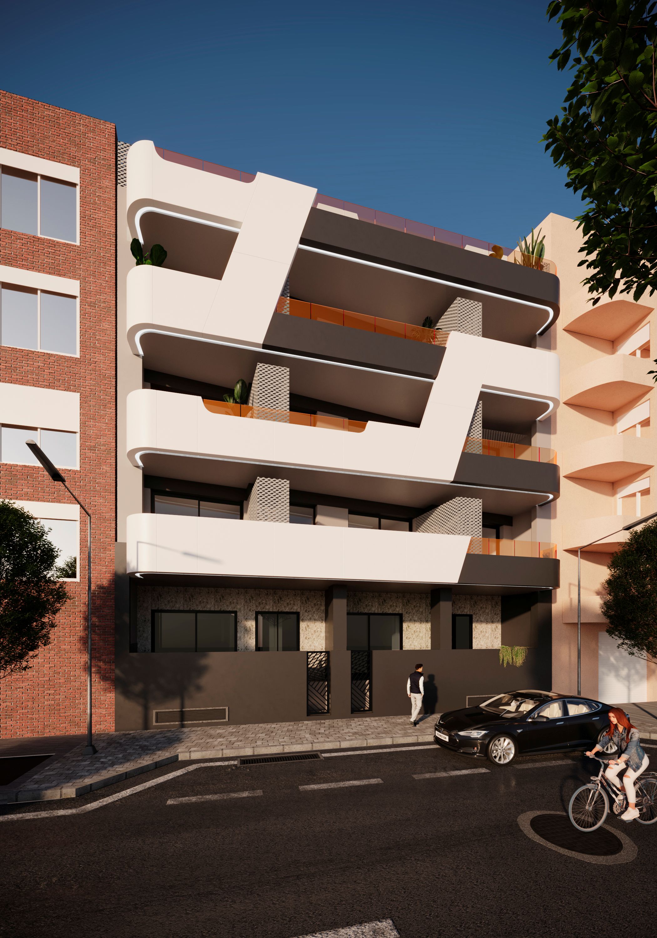 Dining area in penthouse for sale in Torrevieja