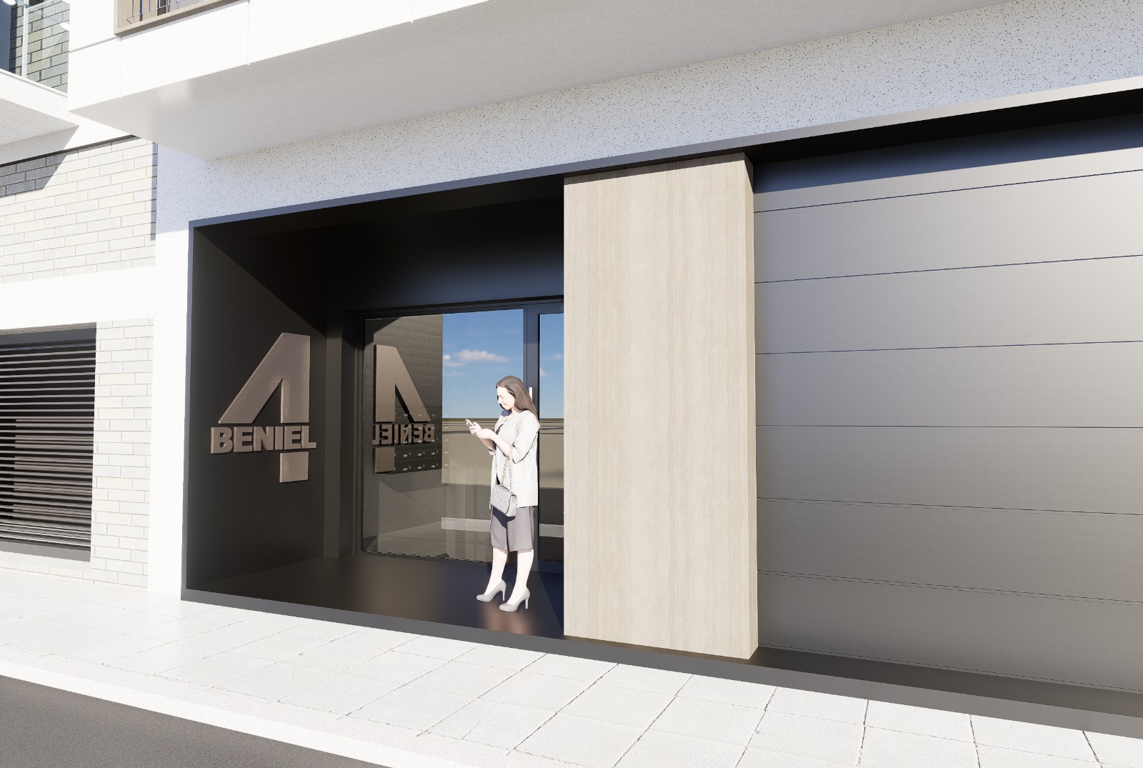 Master bedroom in penthouse for sale in Torrevieja