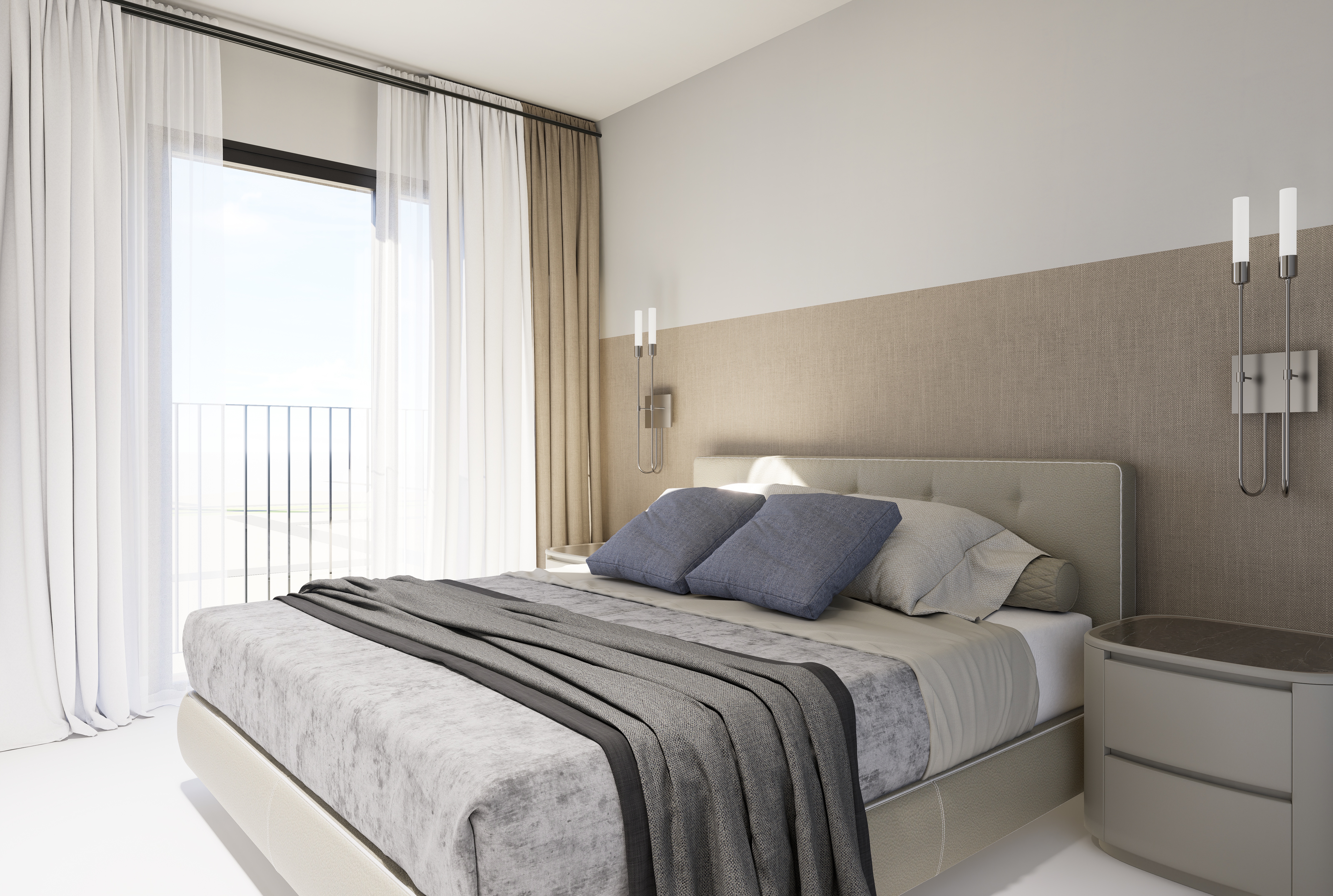 Pool area in apartment for sale in Torrevieja