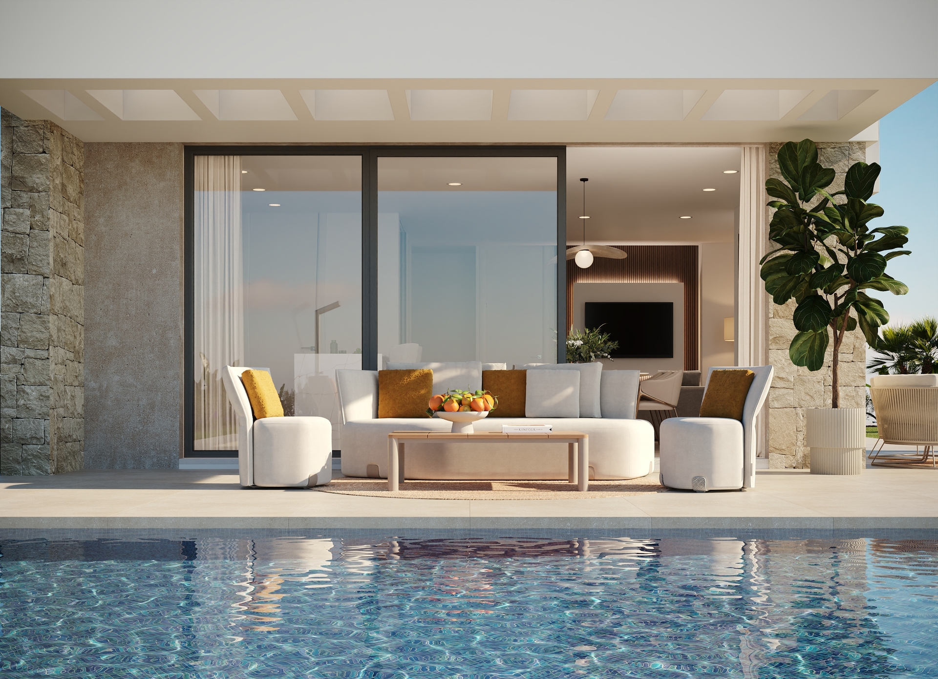 Garden in villa for sale in Finestrat