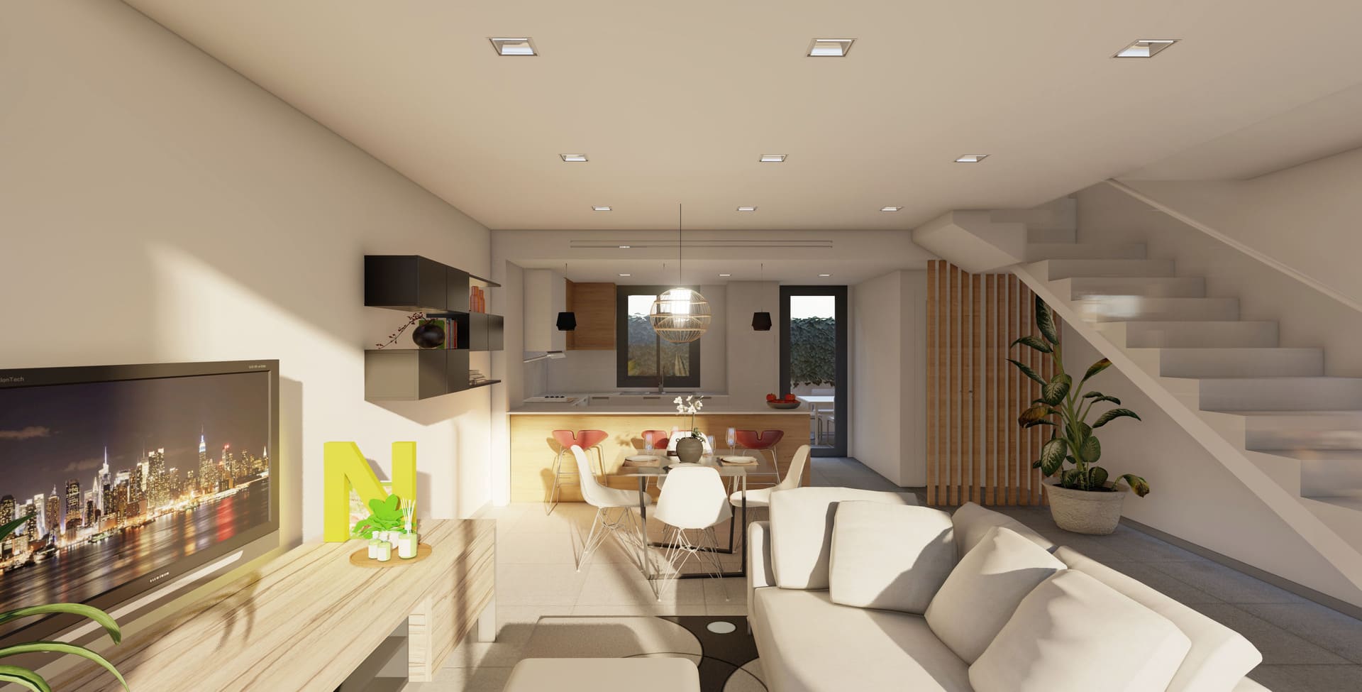 Pool area in terraced for sale in Cox