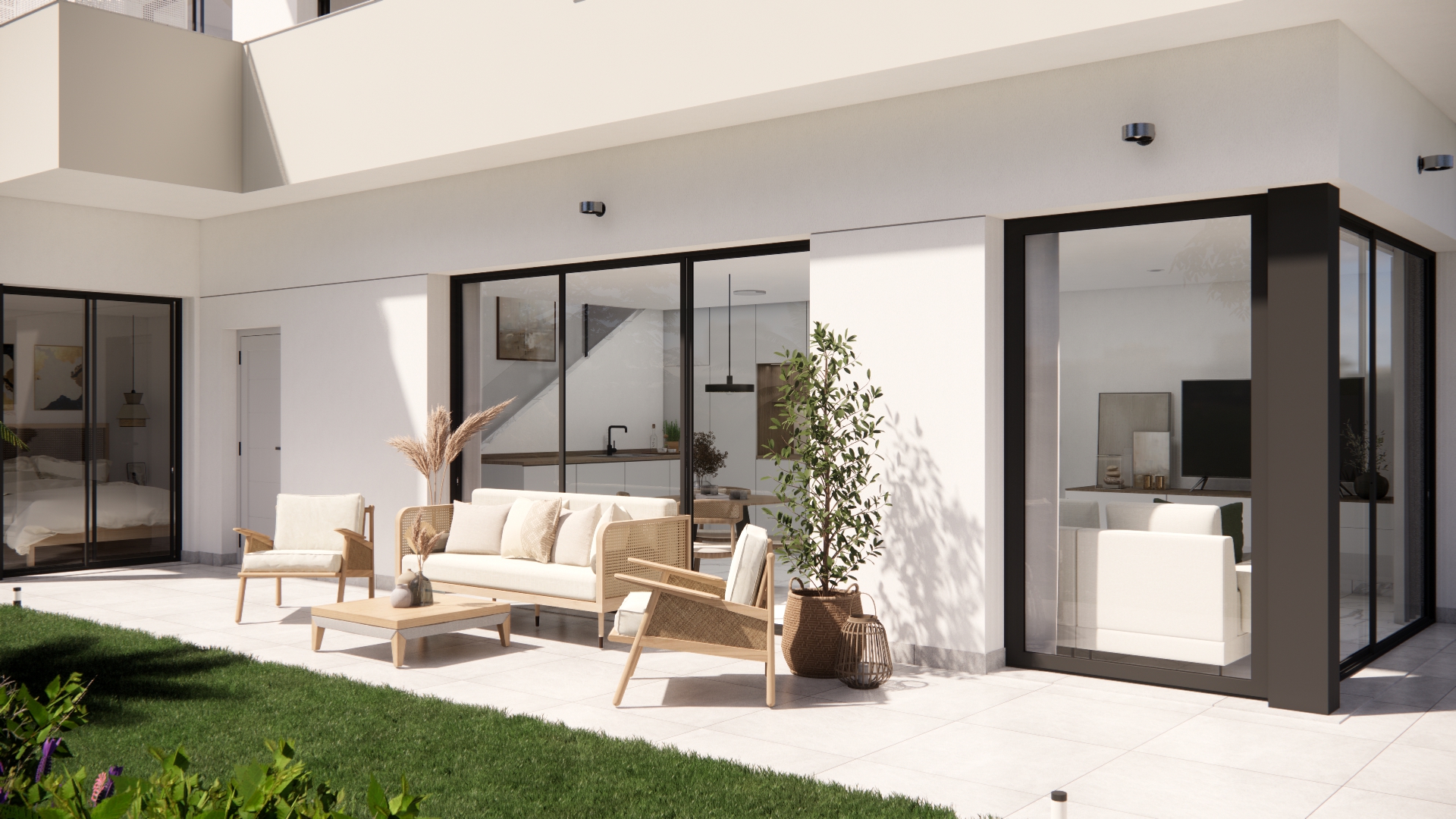 Garden in villa for sale in Los Montesinos