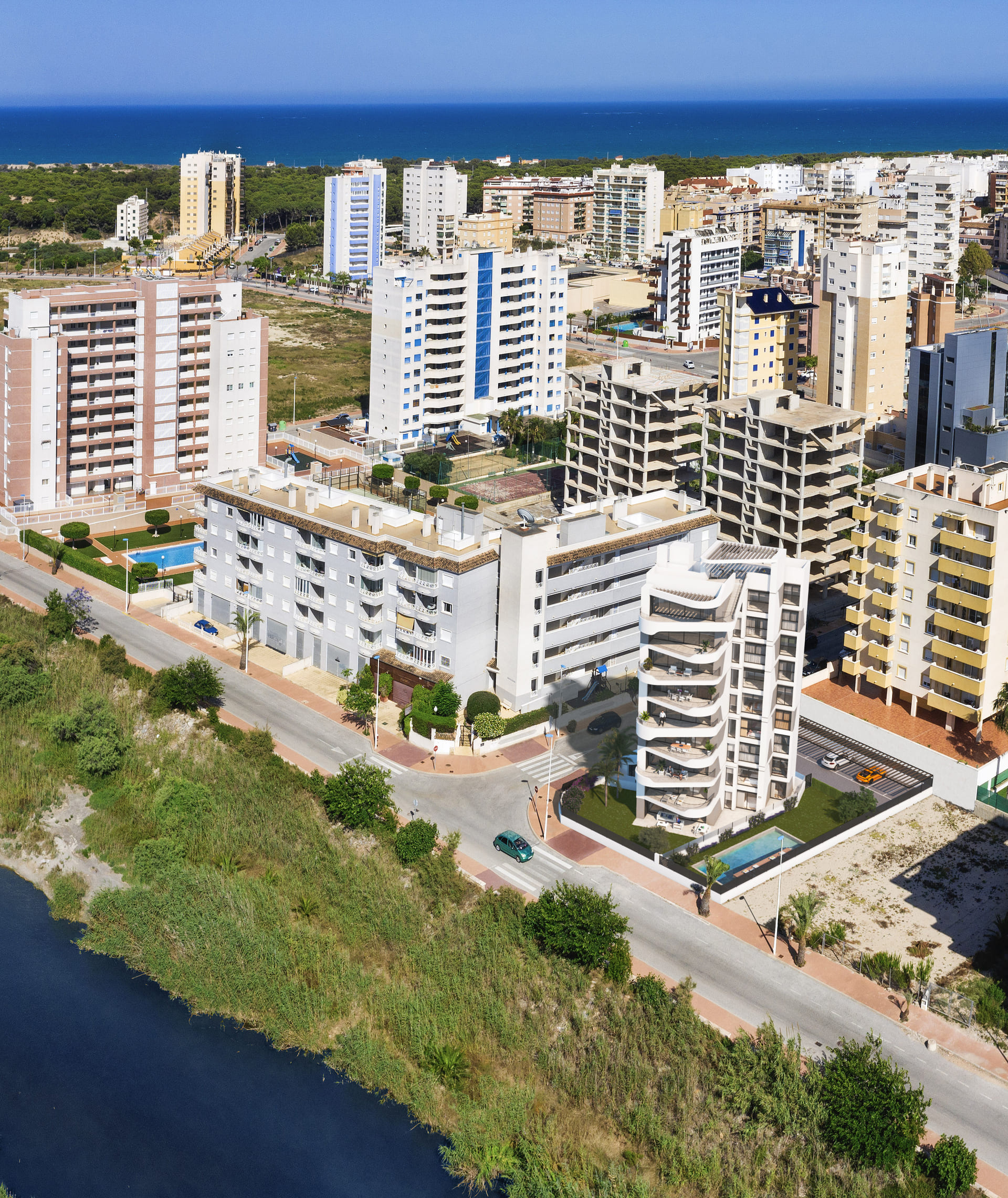 Pool area in ground_floor for sale in Guardamar del Segura