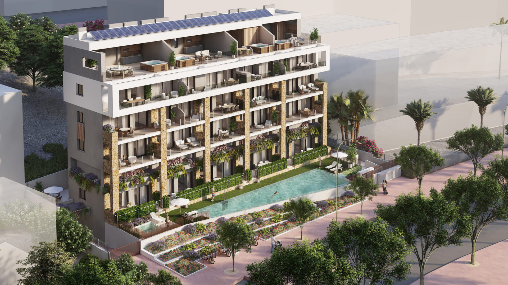 Pool area in ground_floor for sale in La Vila Joiosa