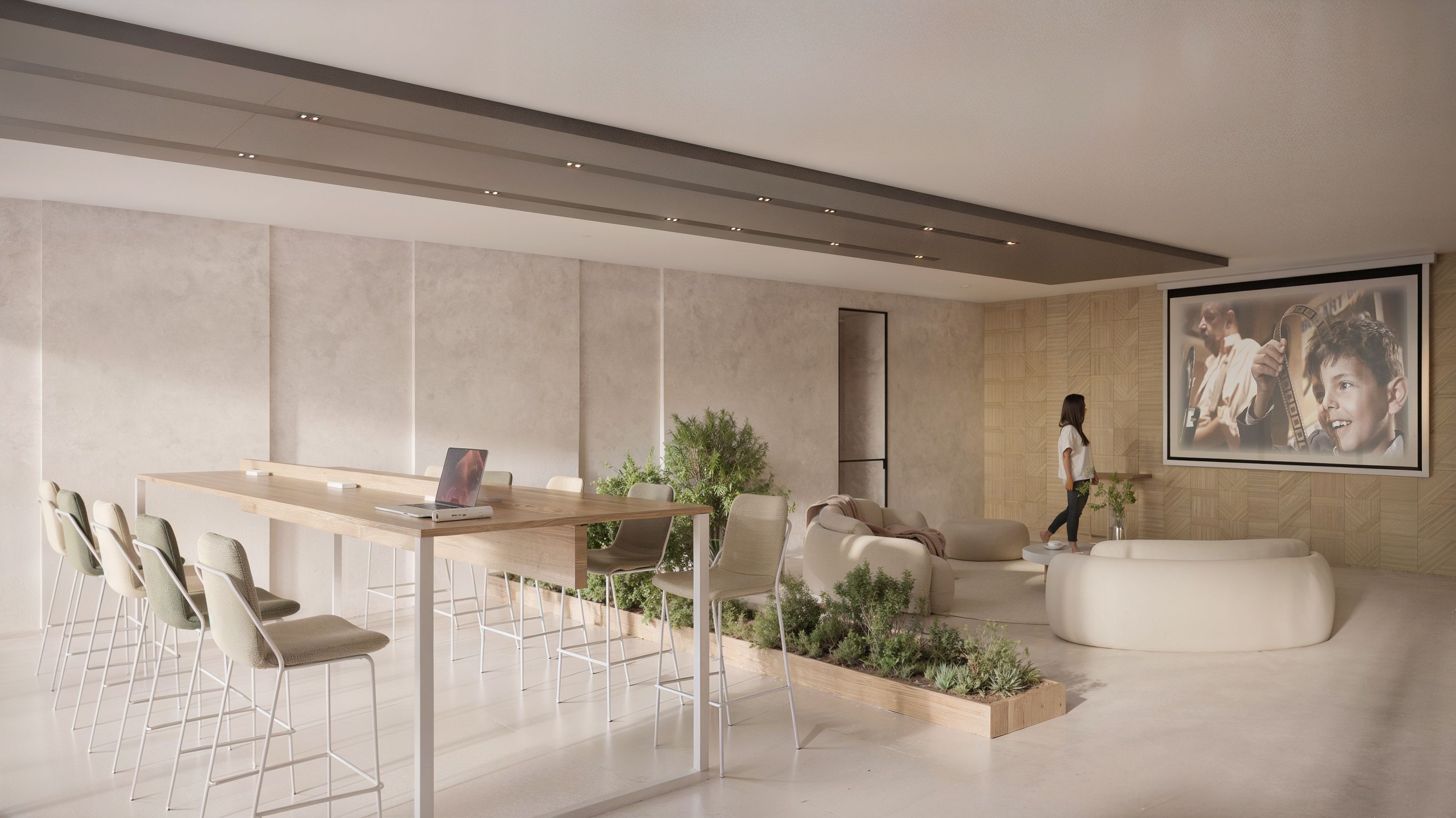Garden in penthouse for sale in La Nucía