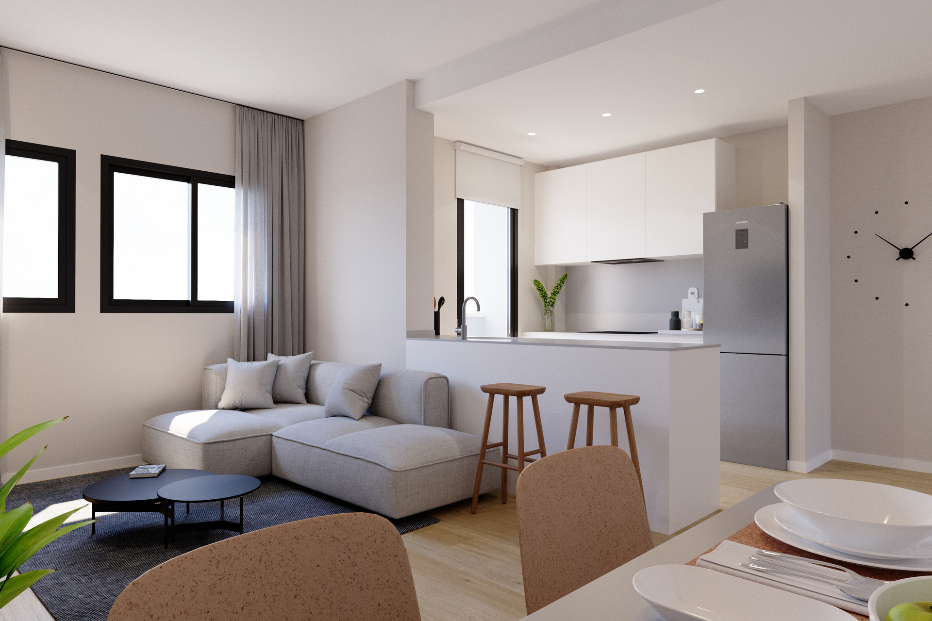 Garden in penthouse for sale in Algorfa
