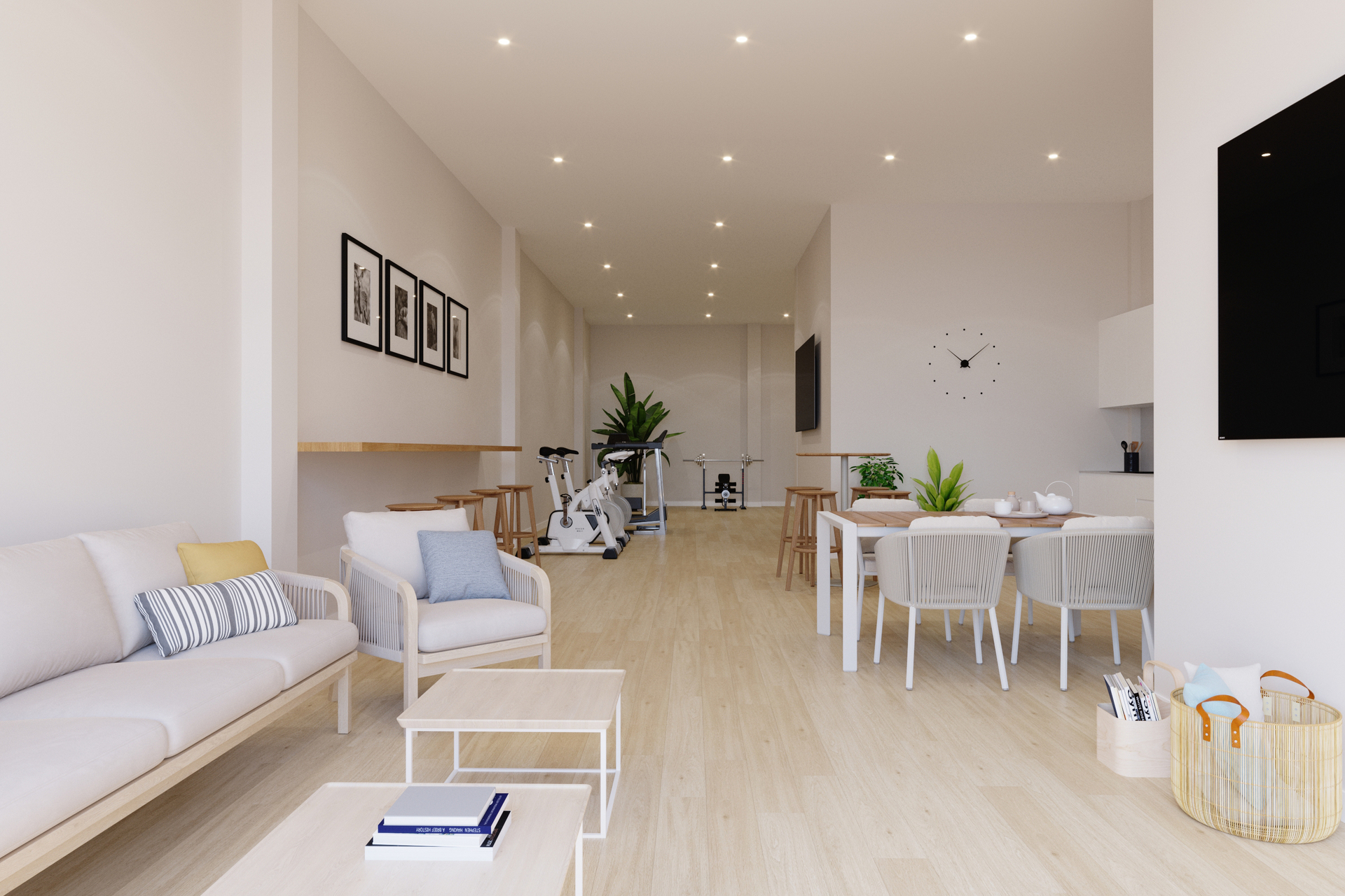 Bedroom in penthouse for sale in Algorfa