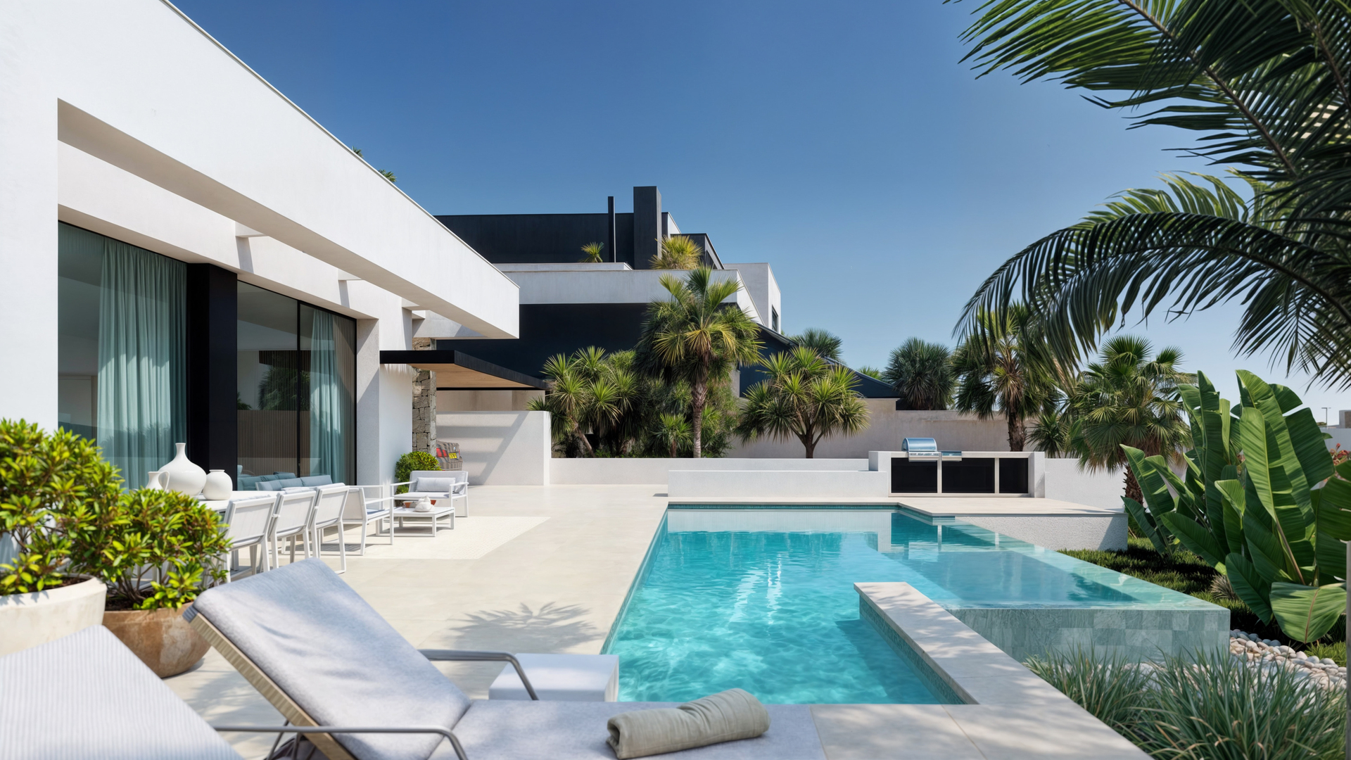 Located in the exclusive area of Moraira, this villa offers a privileged setting with stunning sea v