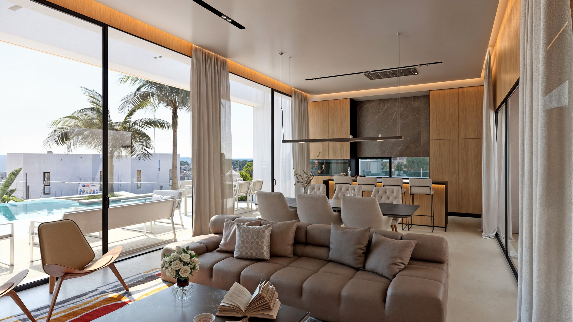 Bedroom in villa for sale in Moraira