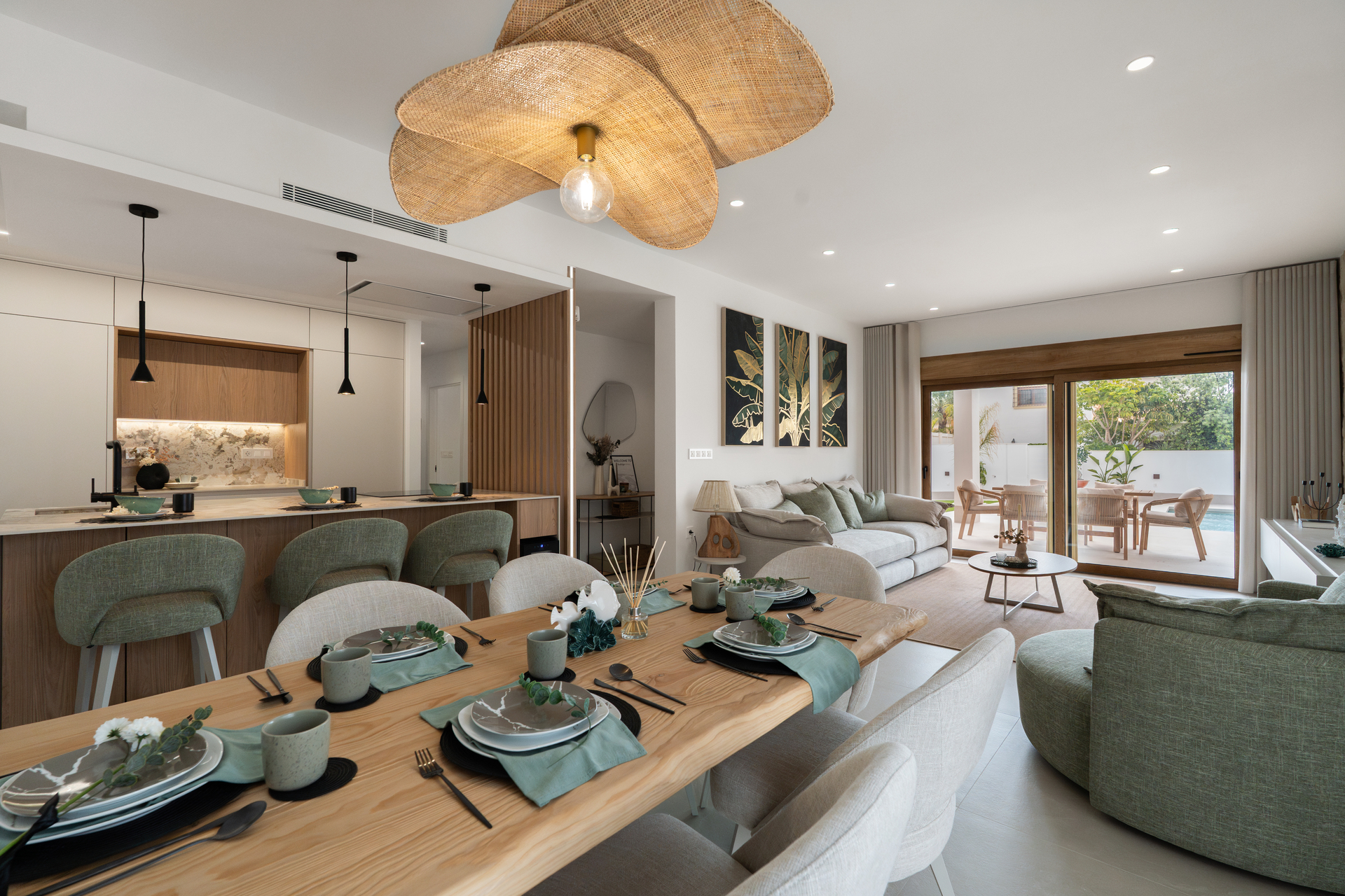 Exterior view in villa for sale in Orihuela Costa