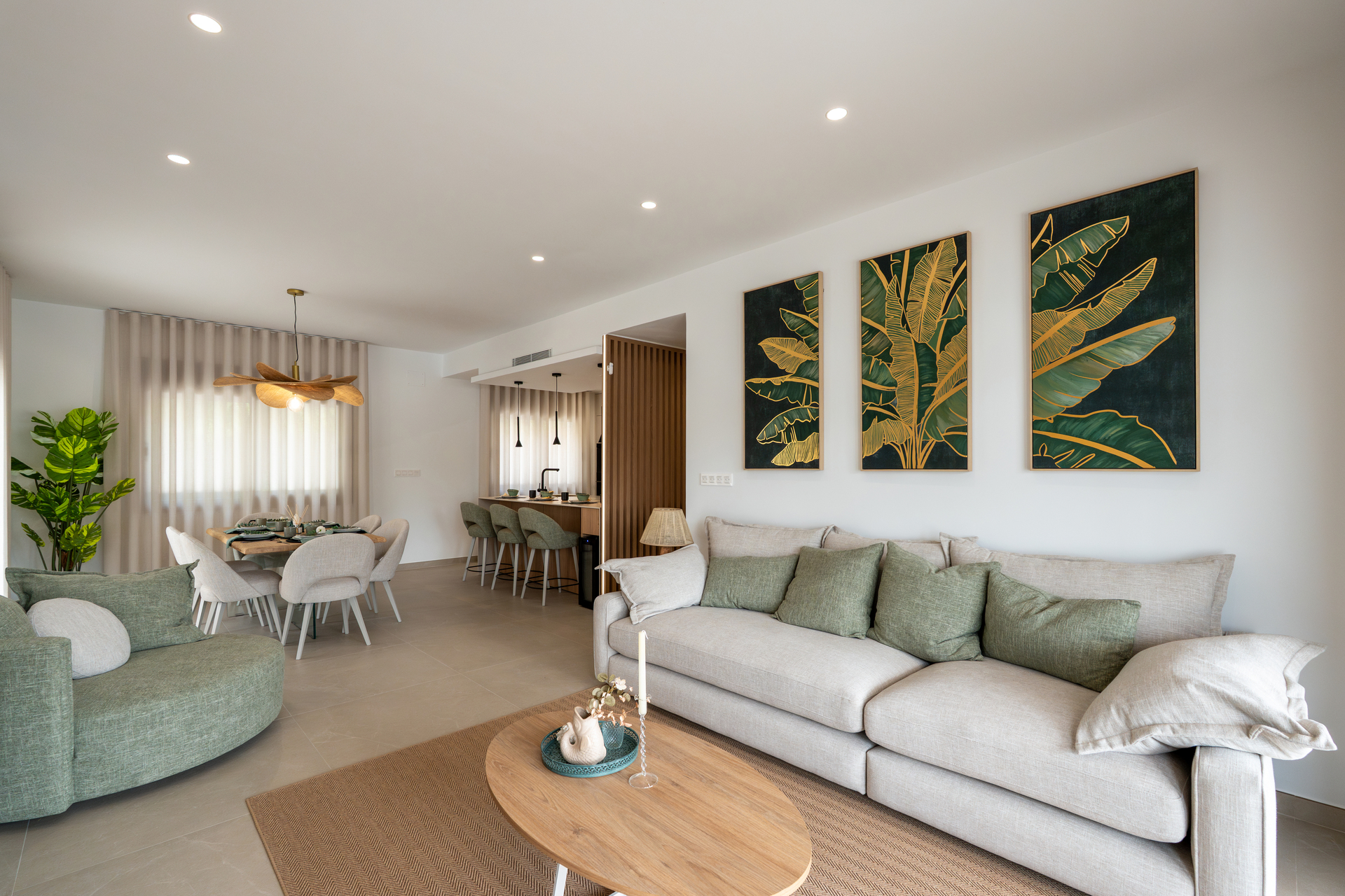 Living room in villa for sale in Orihuela Costa