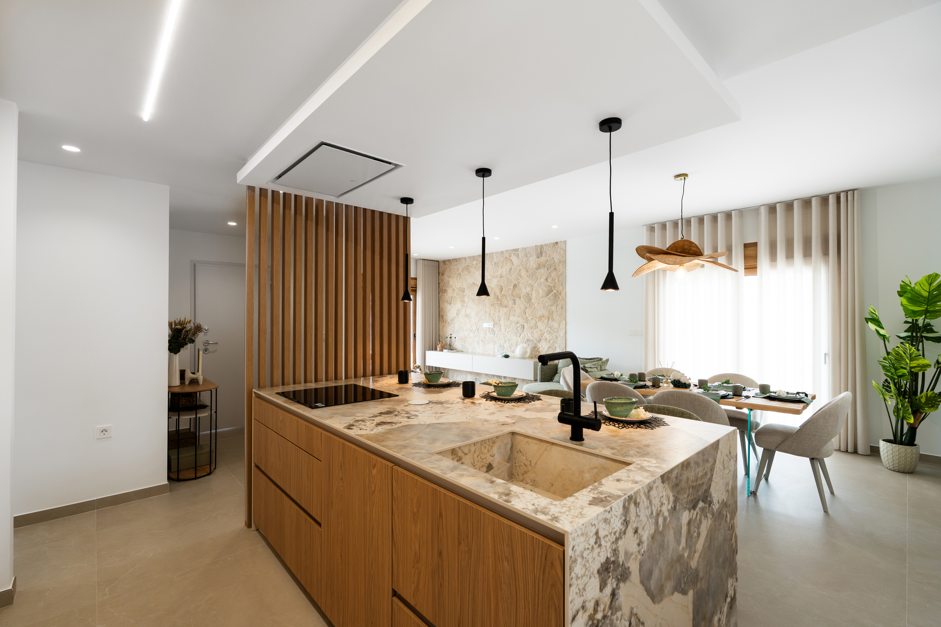 Dining area in villa for sale in Orihuela Costa