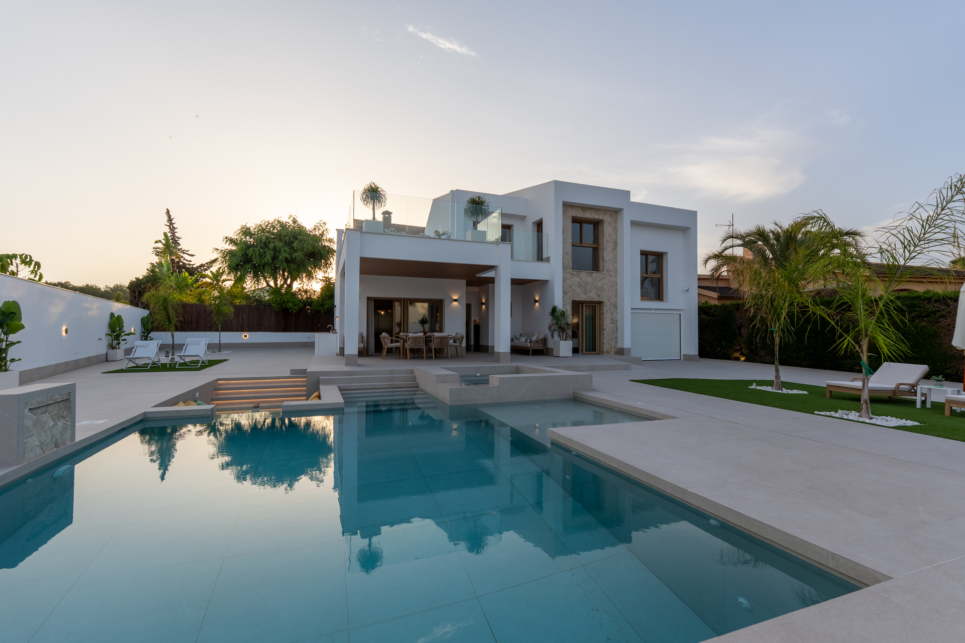 Living room in villa for sale in Orihuela Costa
