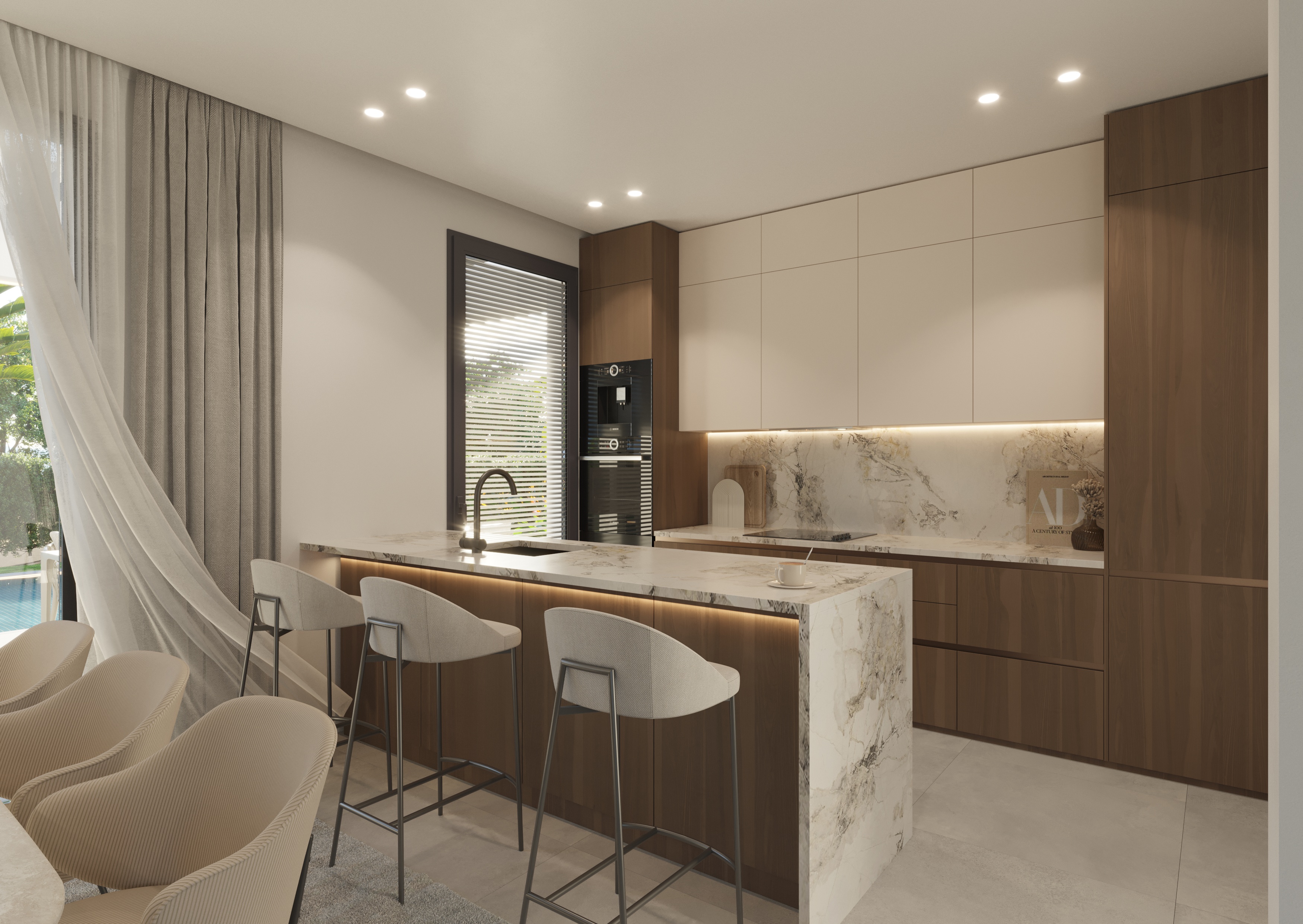 Dining area in villa for sale in Finestrat