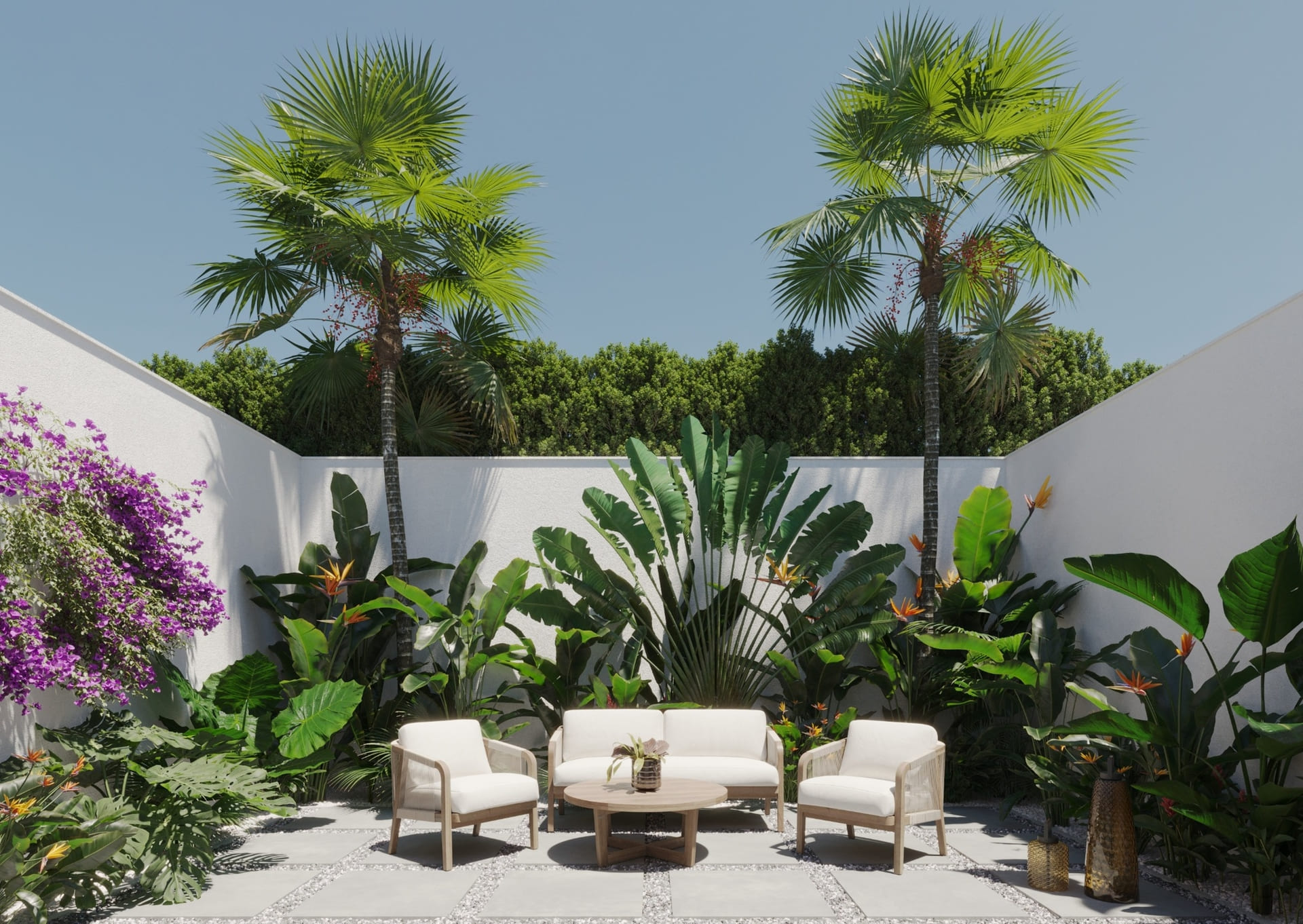 Exterior view in villa for sale in Finestrat