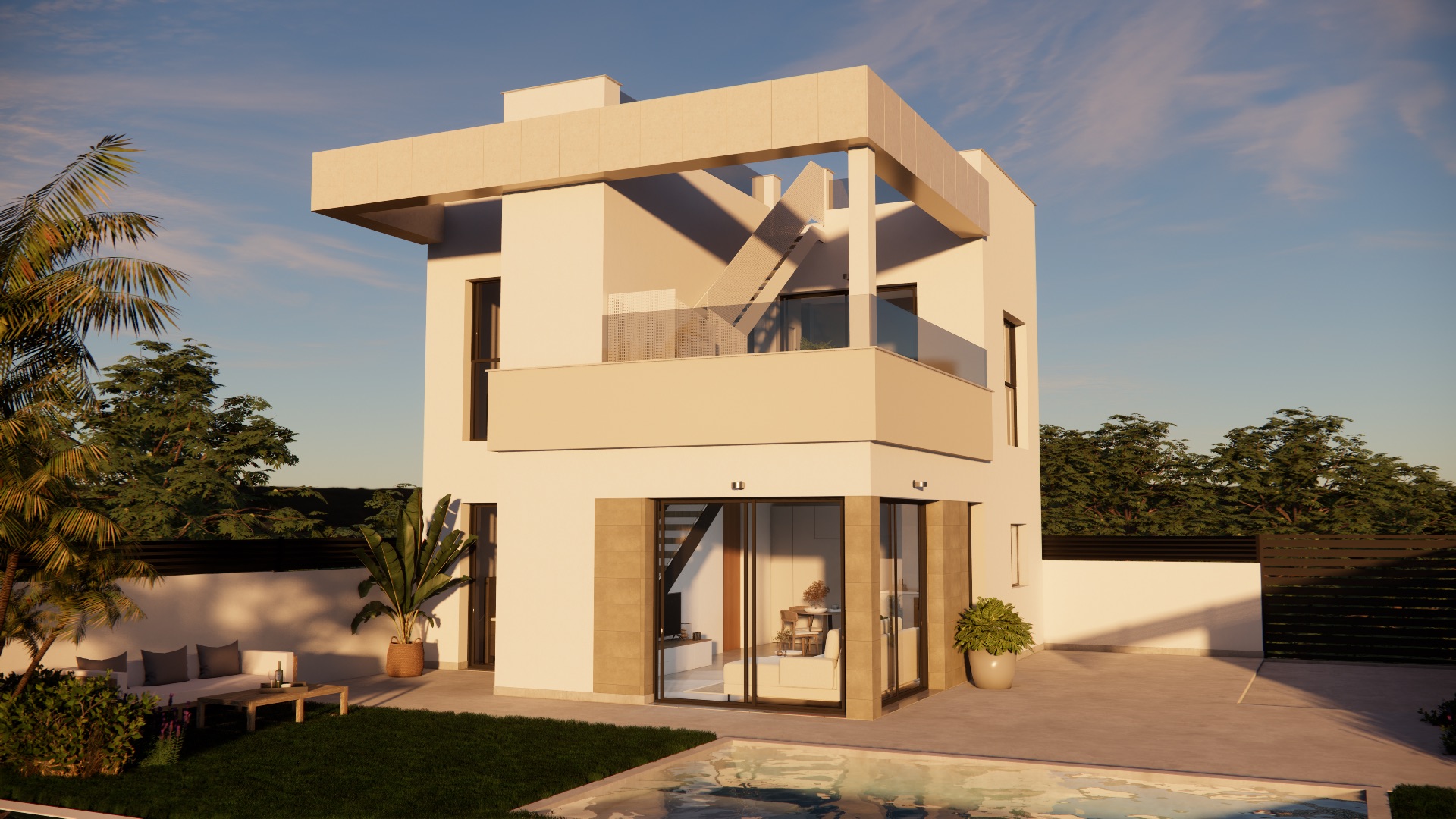 Dining area in terraced for sale in Orihuela Costa