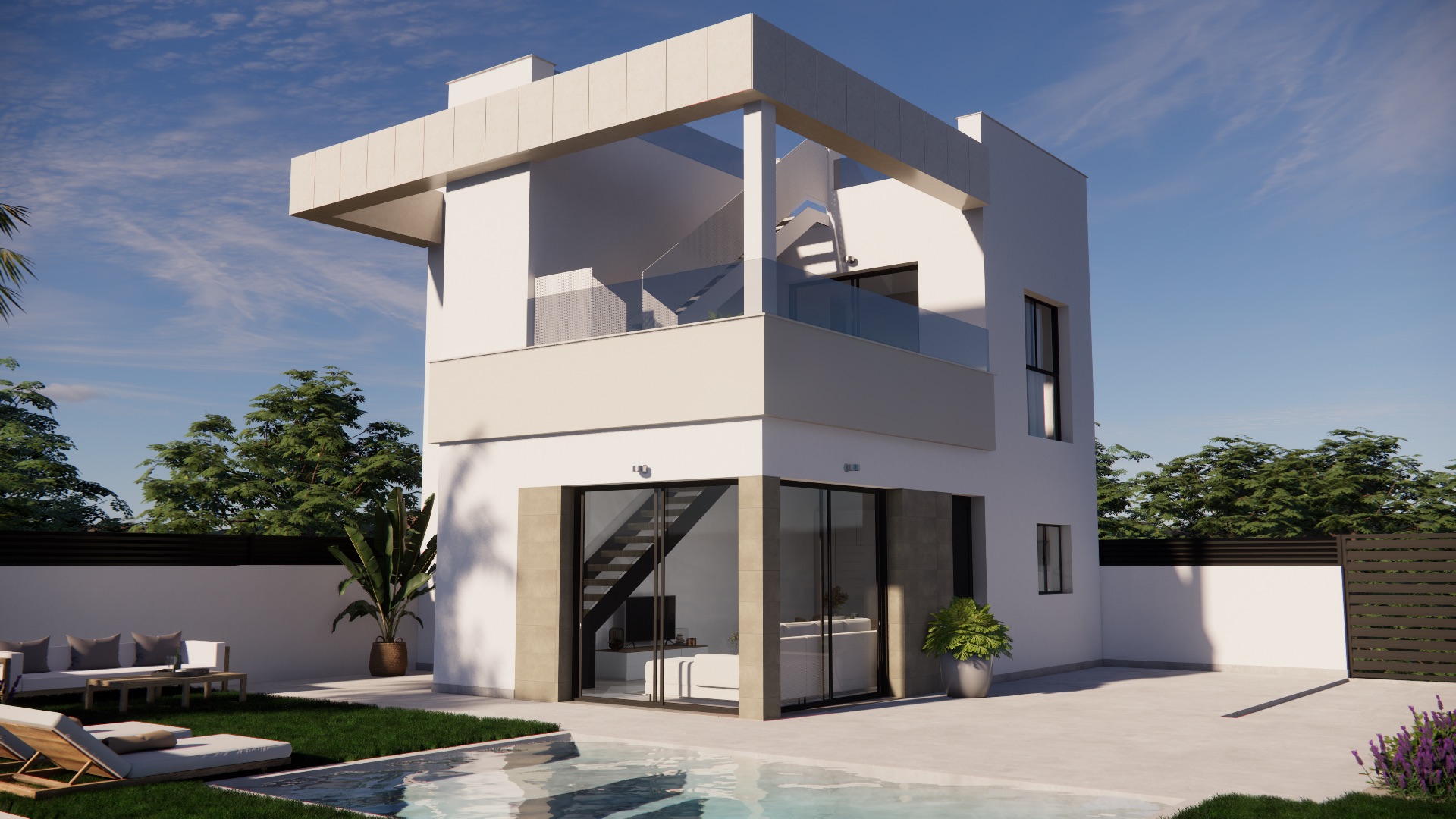Exterior view in terraced for sale in Orihuela Costa