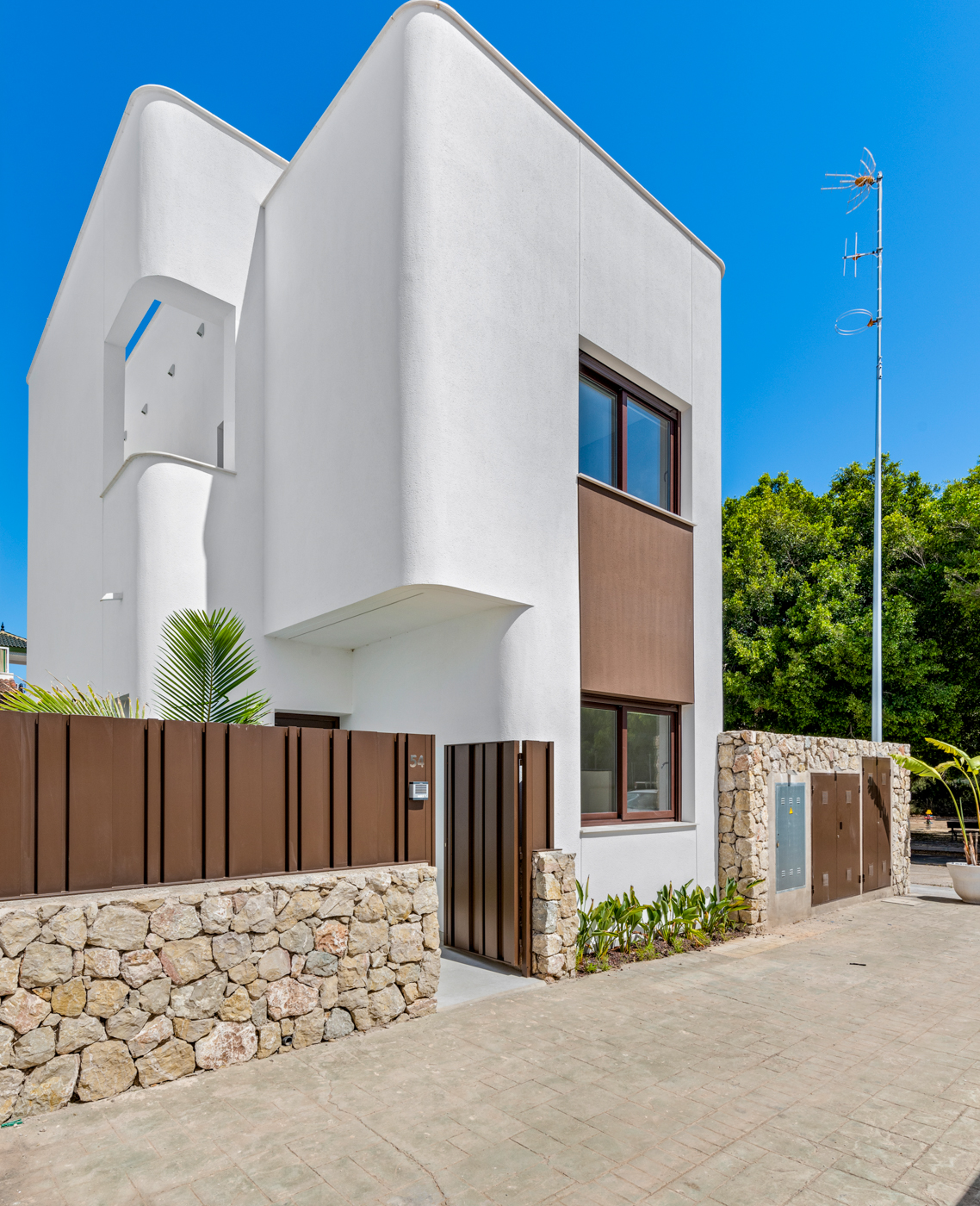 Pool area in villa for sale in Pilar de la Horadada