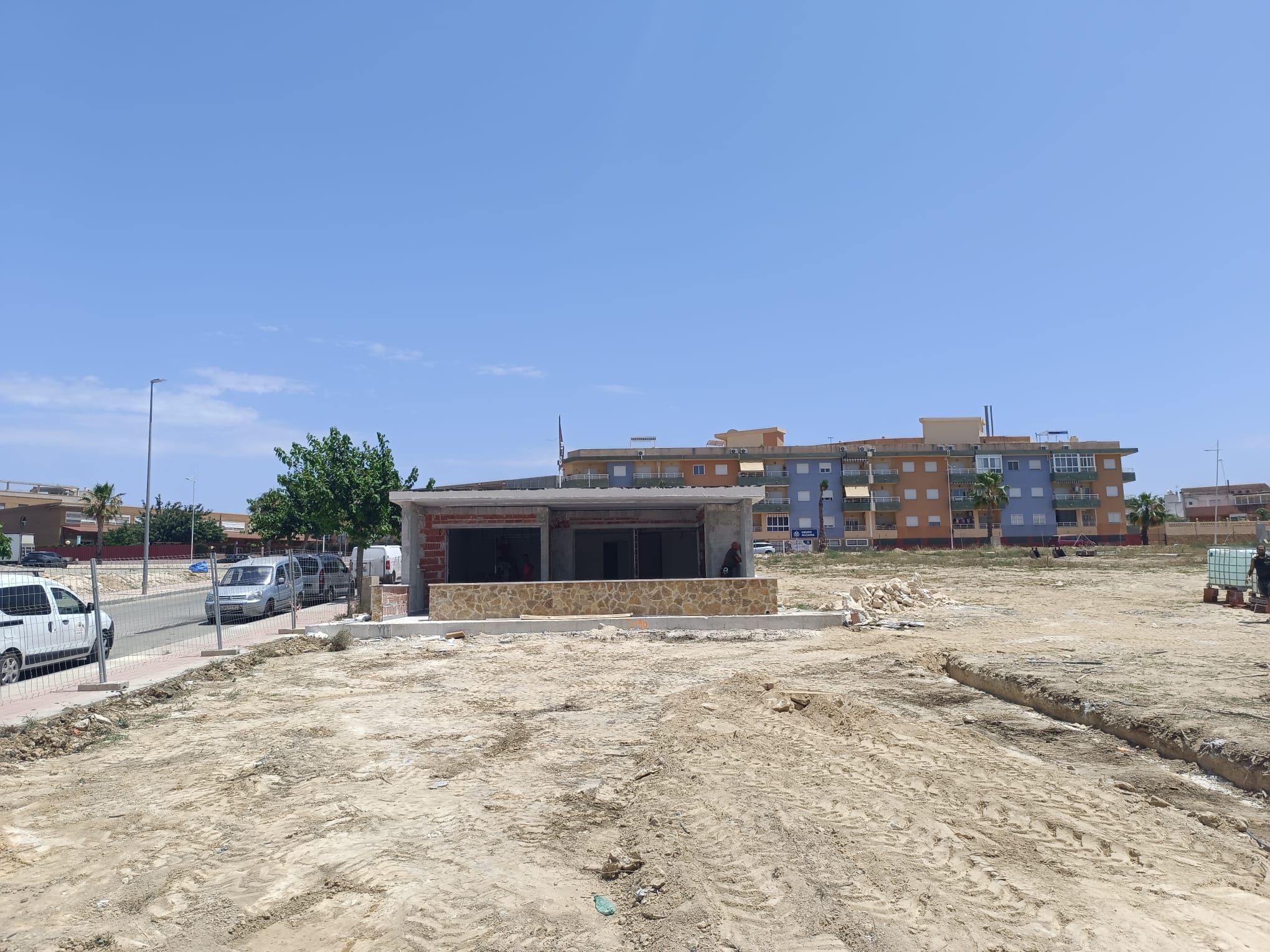 Living room in apartment for sale in San Miguel de Salinas