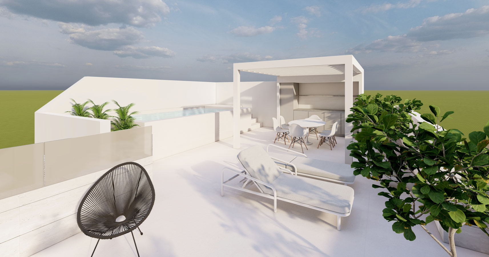 Master bedroom in low_bungalow for sale in Pilar de la Horadada