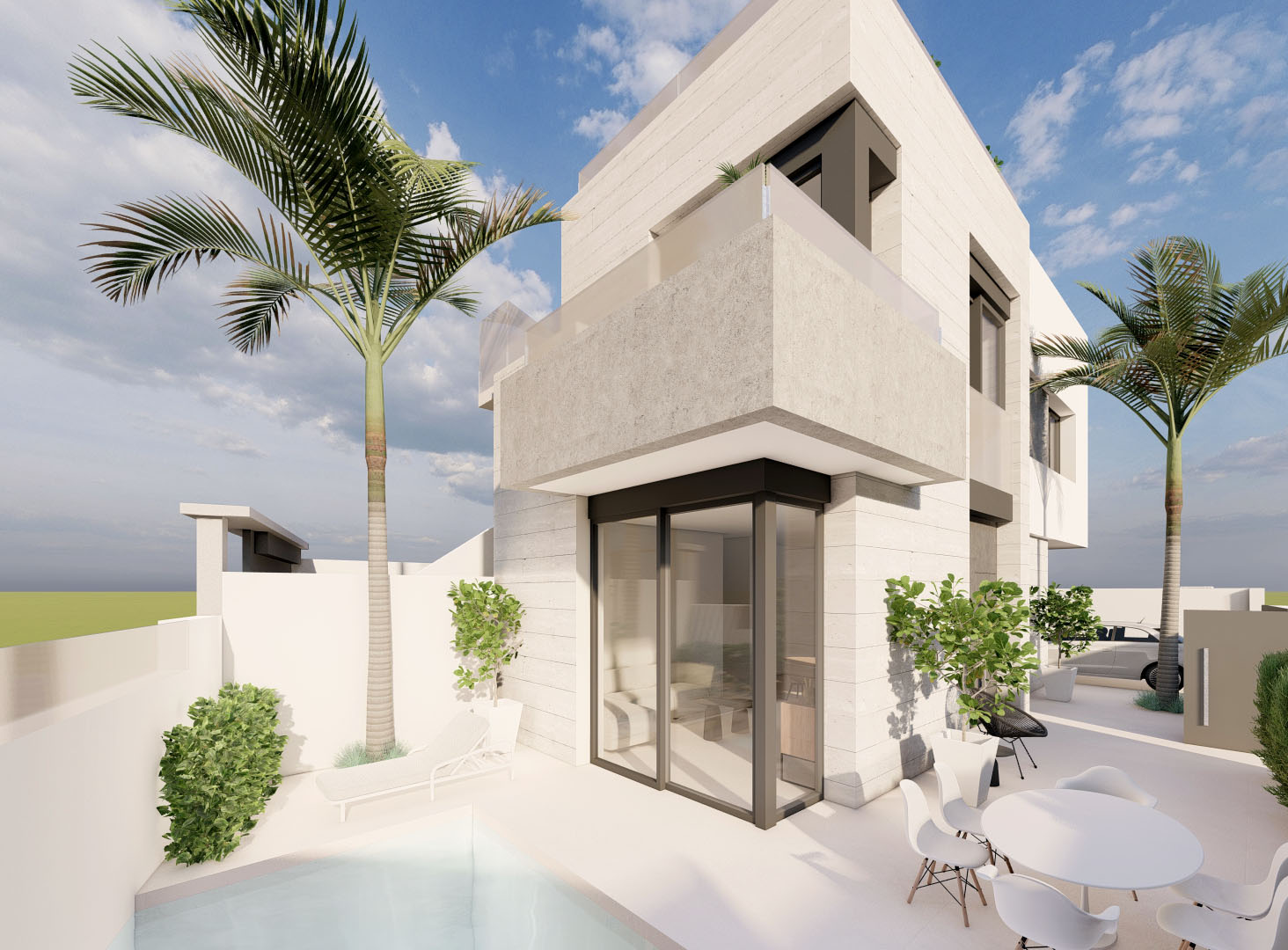 Terrace in low_bungalow for sale in Pilar de la Horadada