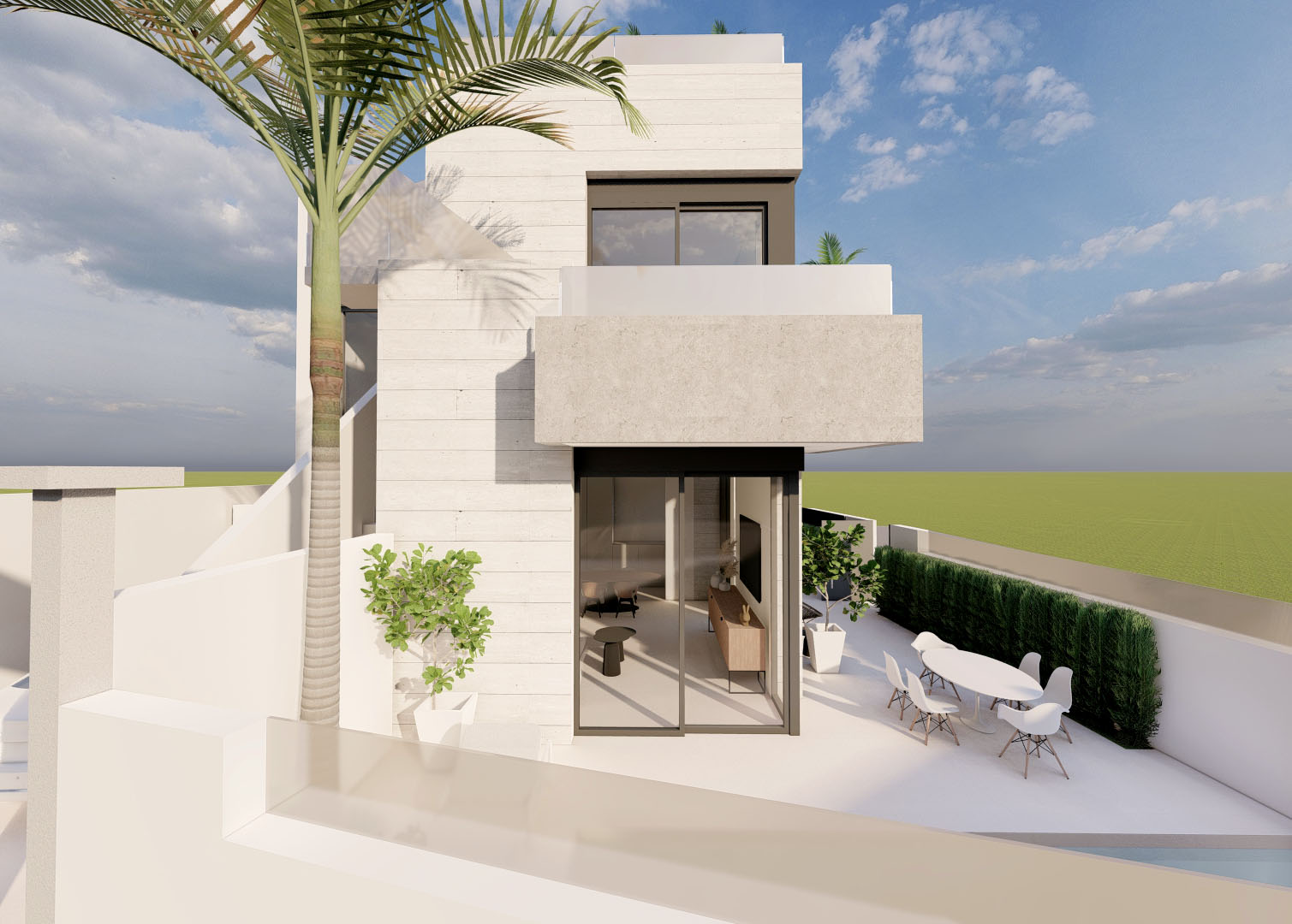 Dining area in low_bungalow for sale in Pilar de la Horadada