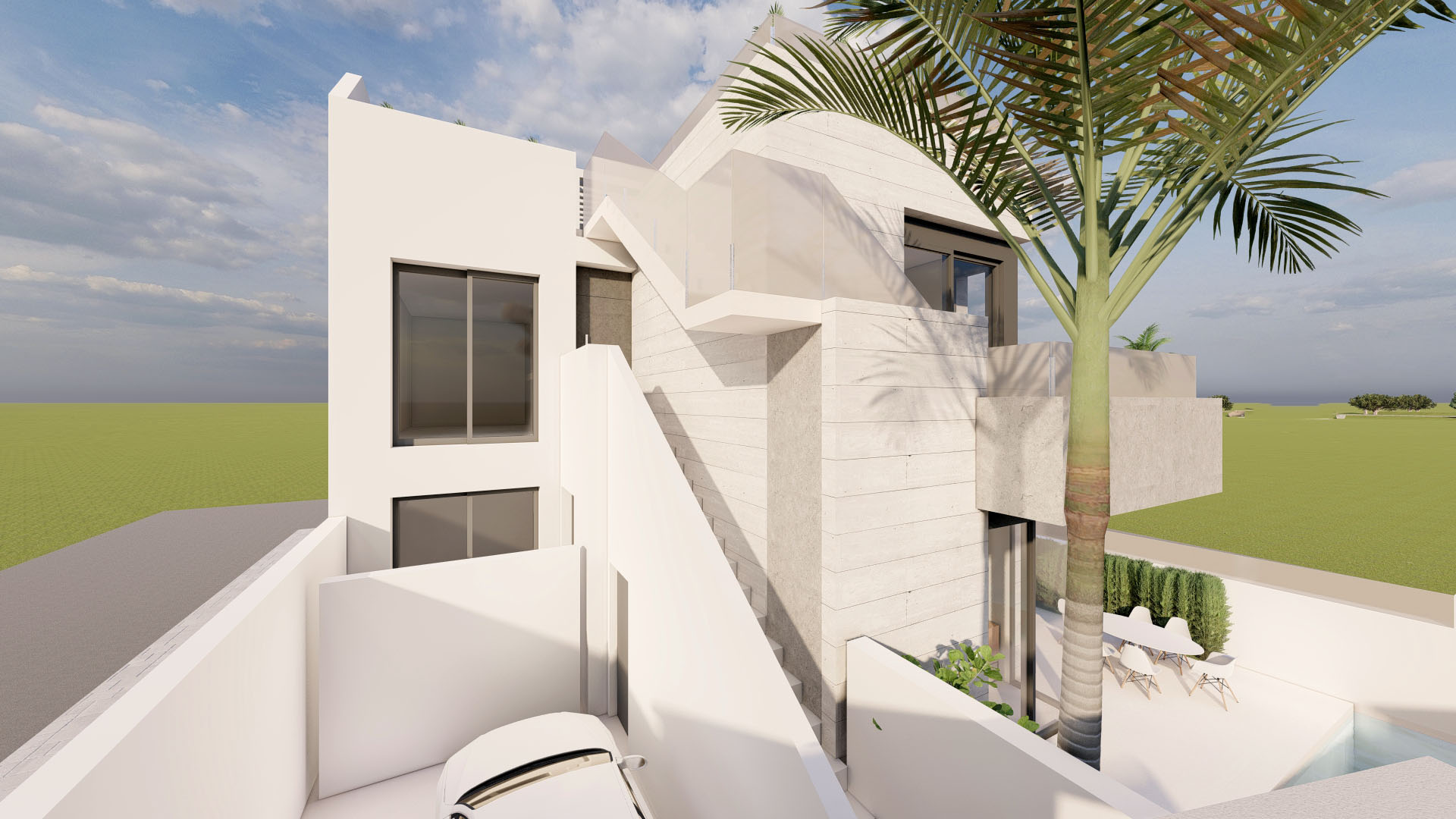 Garden in high_bungalow for sale in Pilar de la Horadada