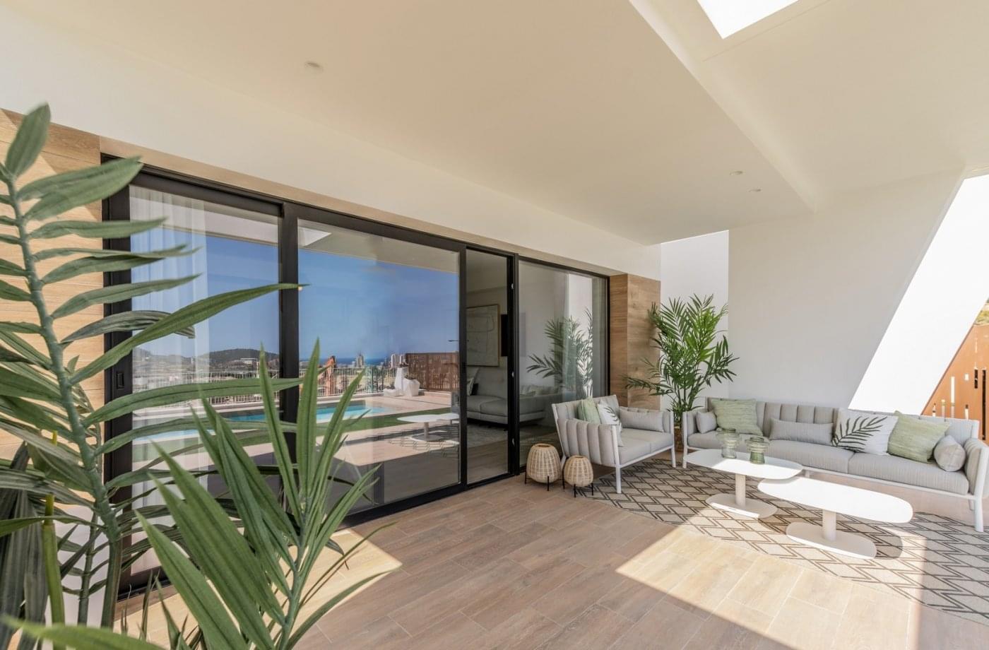 Kitchen in villa for sale in Finestrat