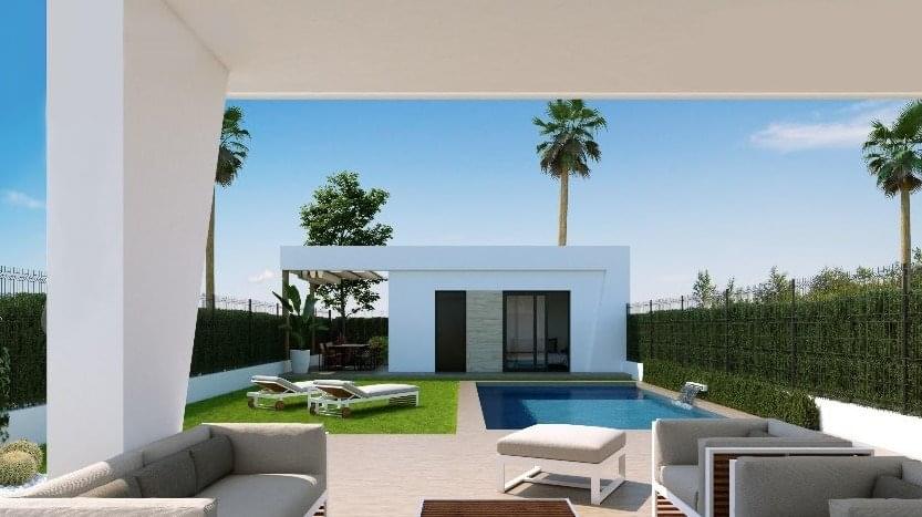 Master bedroom in villa for sale in Finestrat
