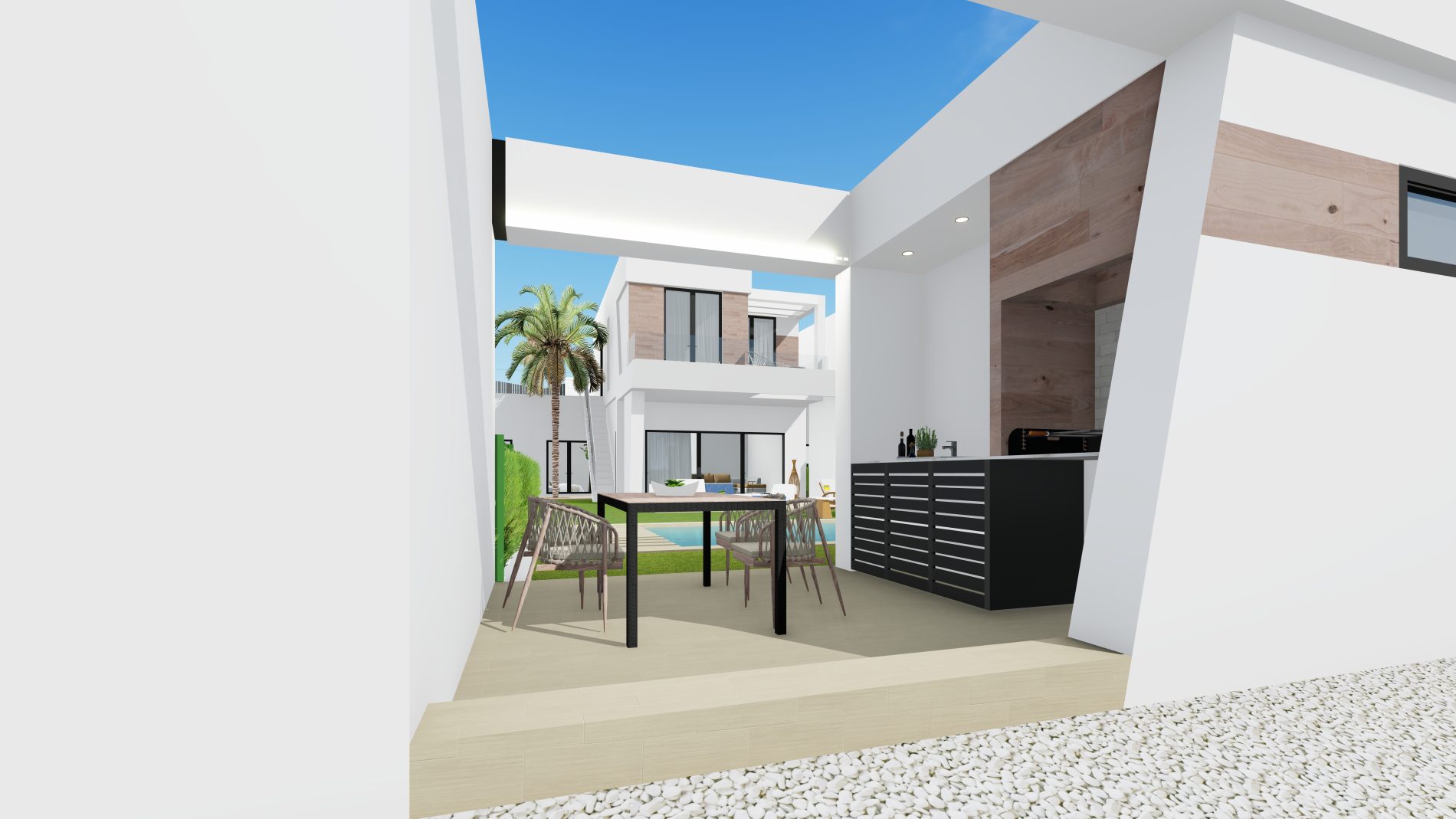 Garden in villa for sale in Finestrat