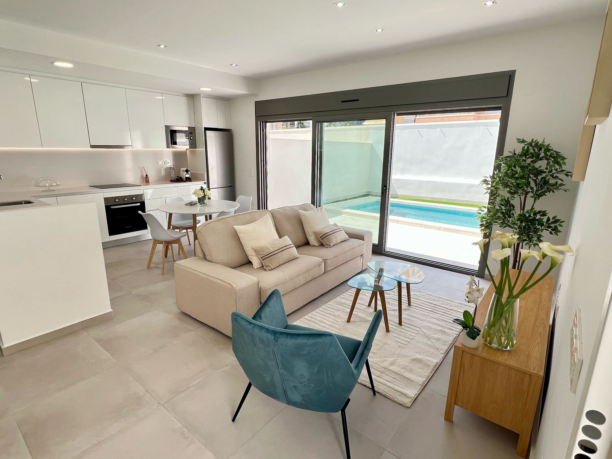 Master bedroom in terraced for sale in Orihuela Costa