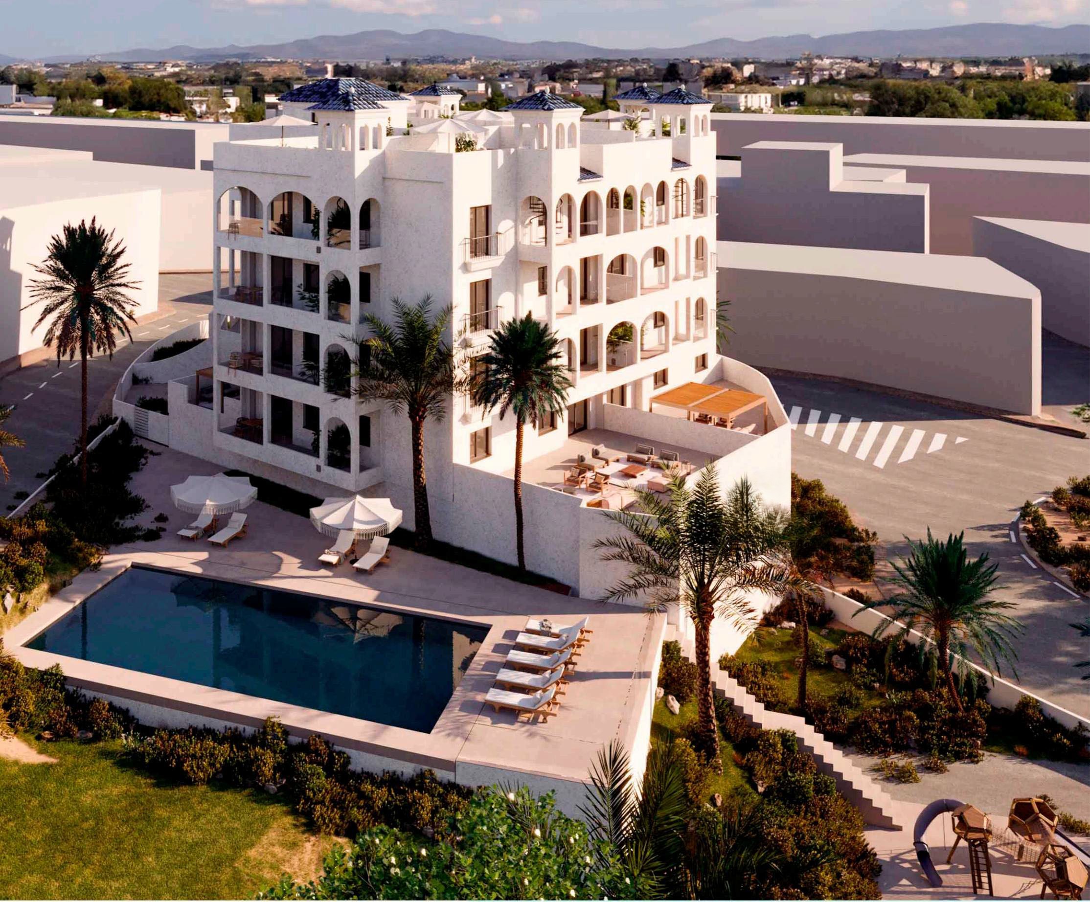 Exterior view in apartment for sale in Bigastro