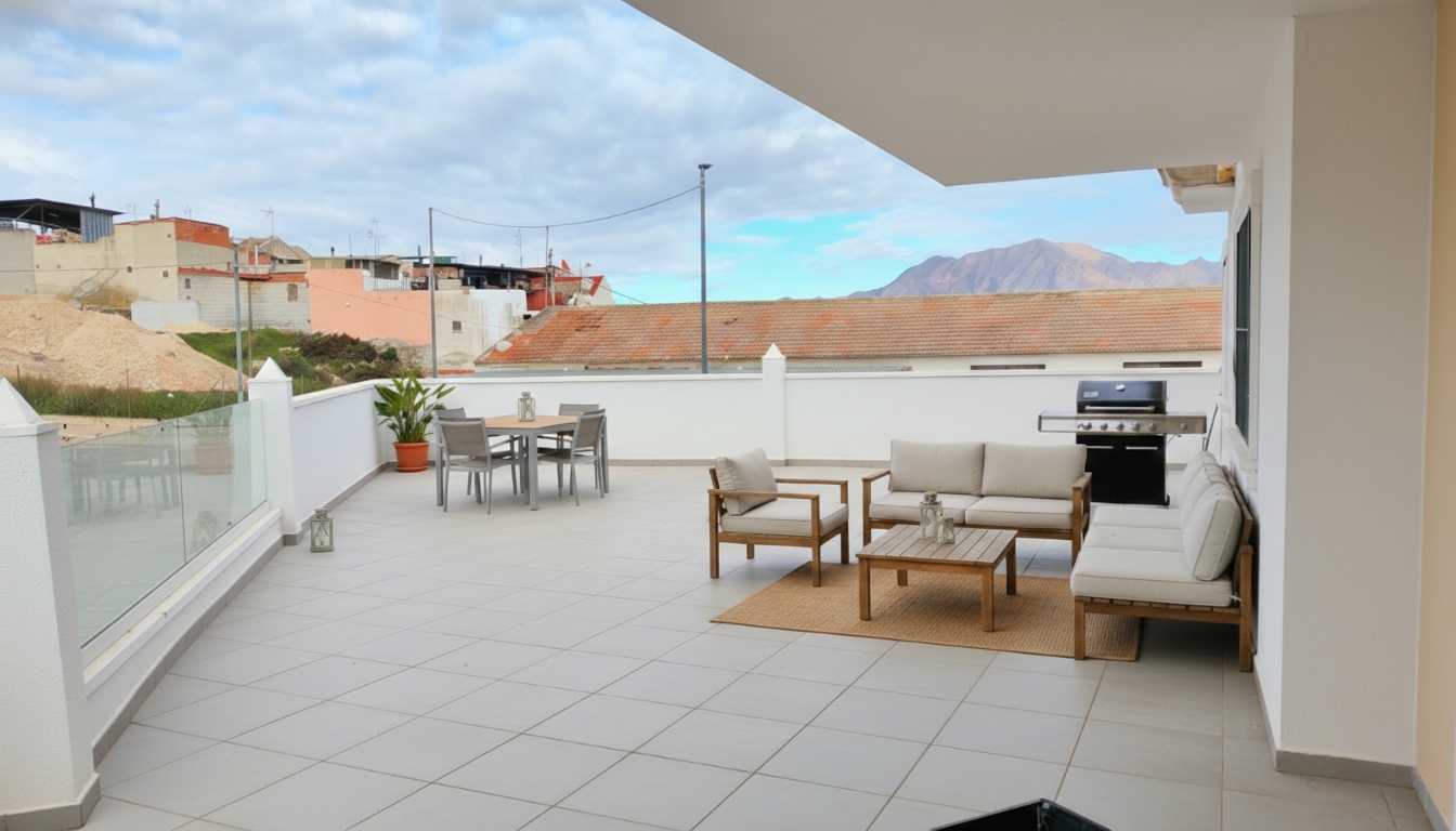 Kitchen in penthouse for sale in Bigastro