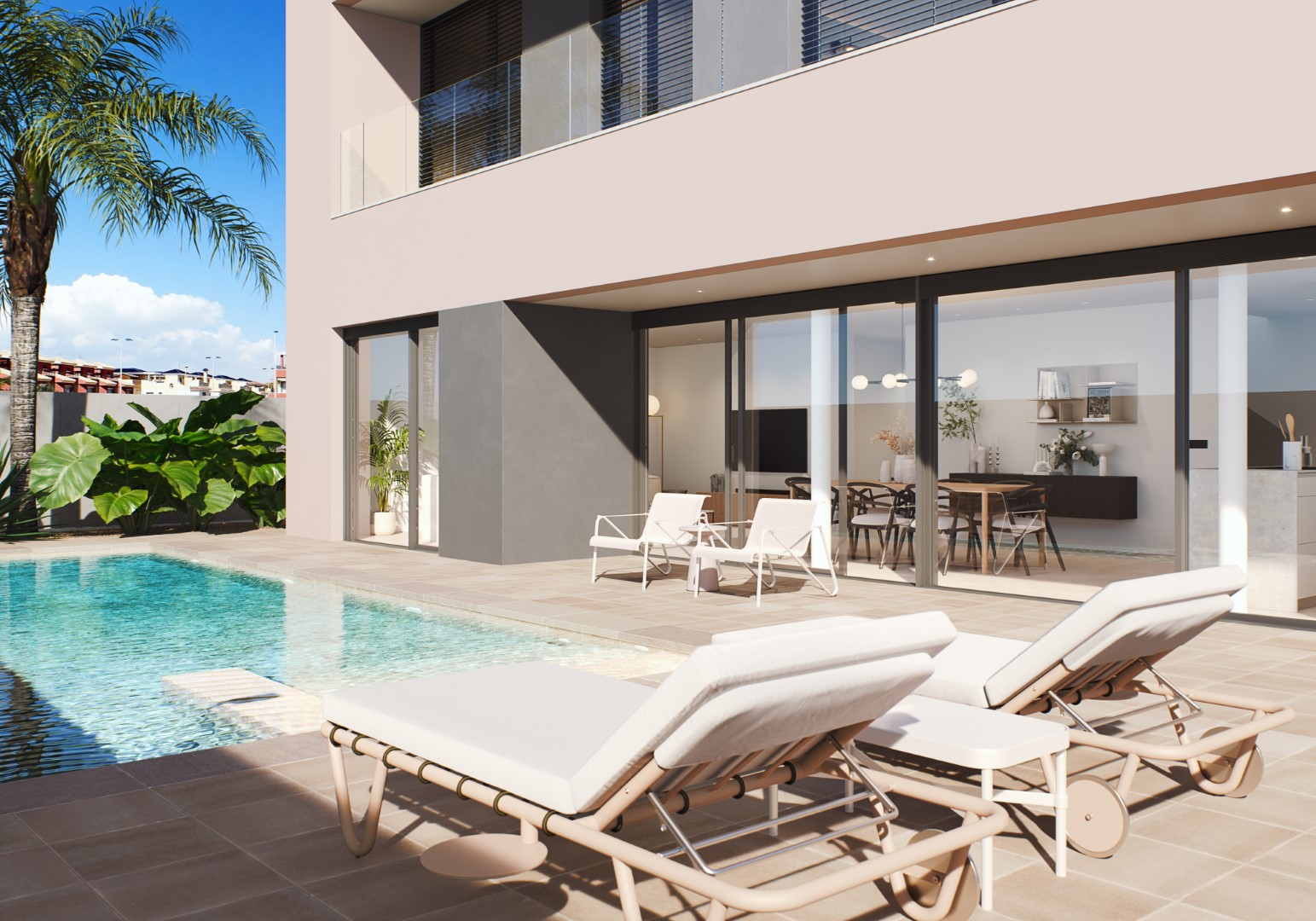 Terrace in villa for sale in El Mojón