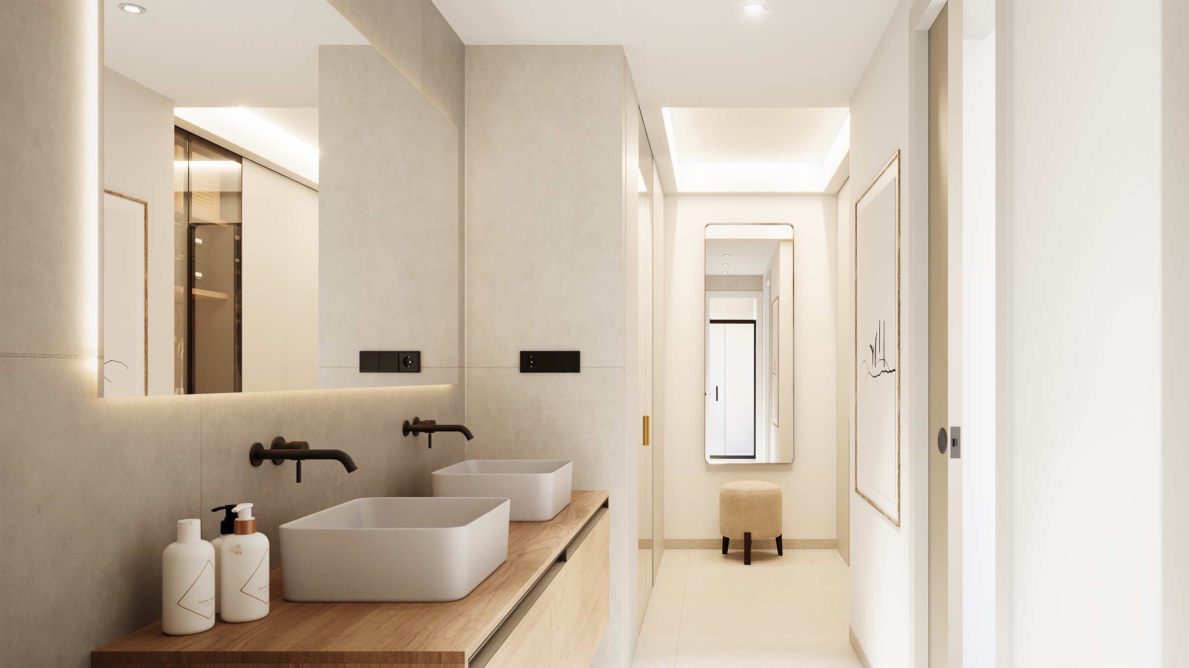Bathroom in villa for sale in Pilar de la Horadada