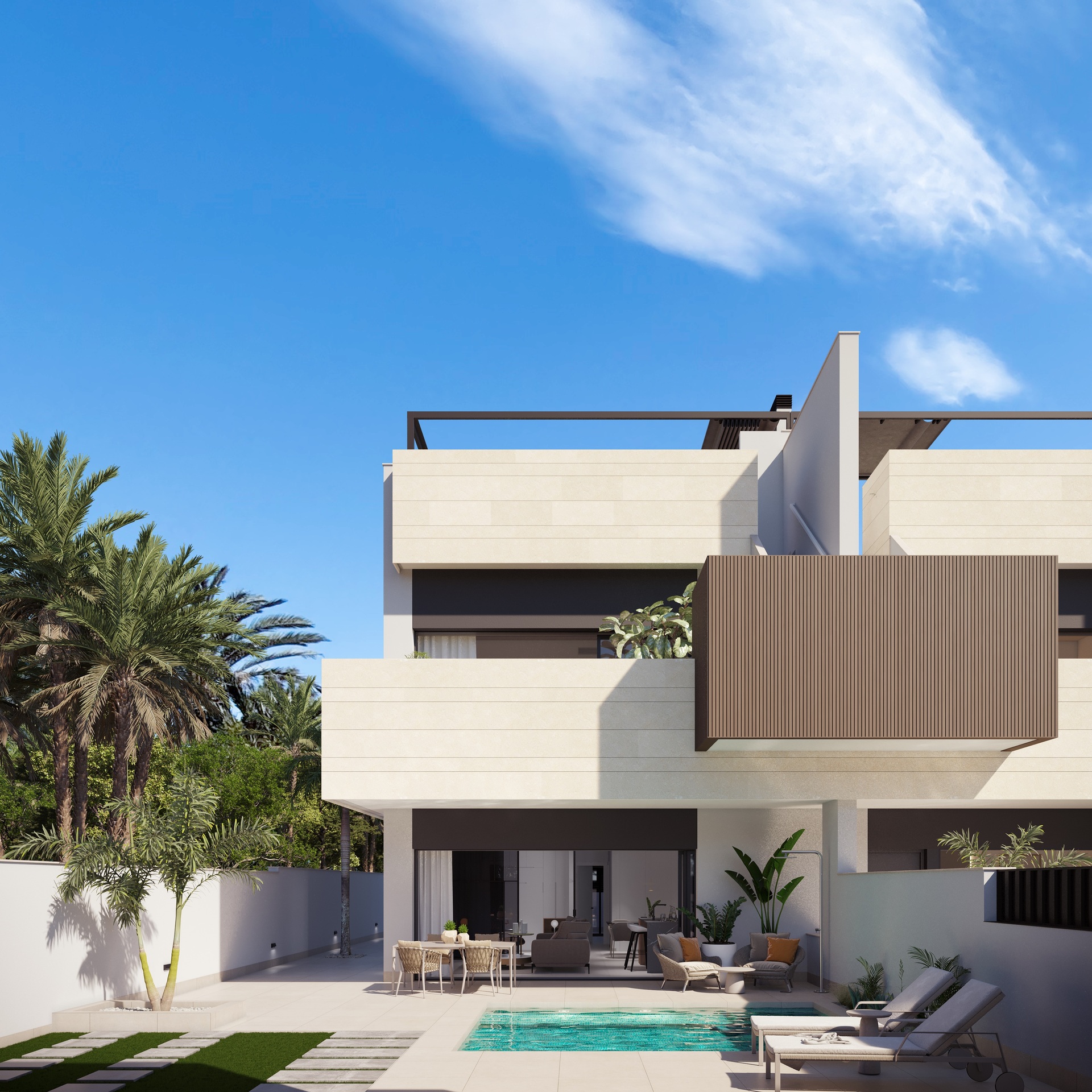Bathroom in villa for sale in Pilar de la Horadada